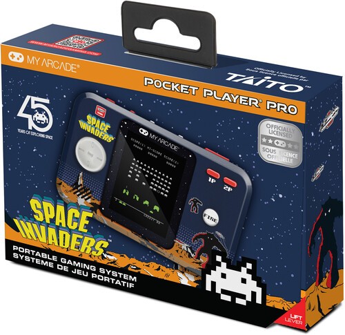My Arcade DGUNL-7006 Space Invaders Pocket Player Pro Handheld Portable Gaming S