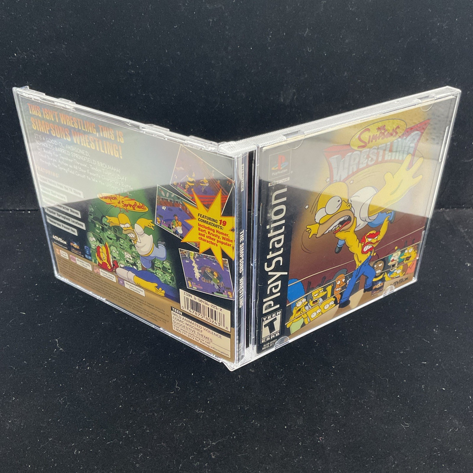 Simpsons Wrestling (PS1) Tested & CIB Clean 1 YR Warranty Refurbished Free Ship