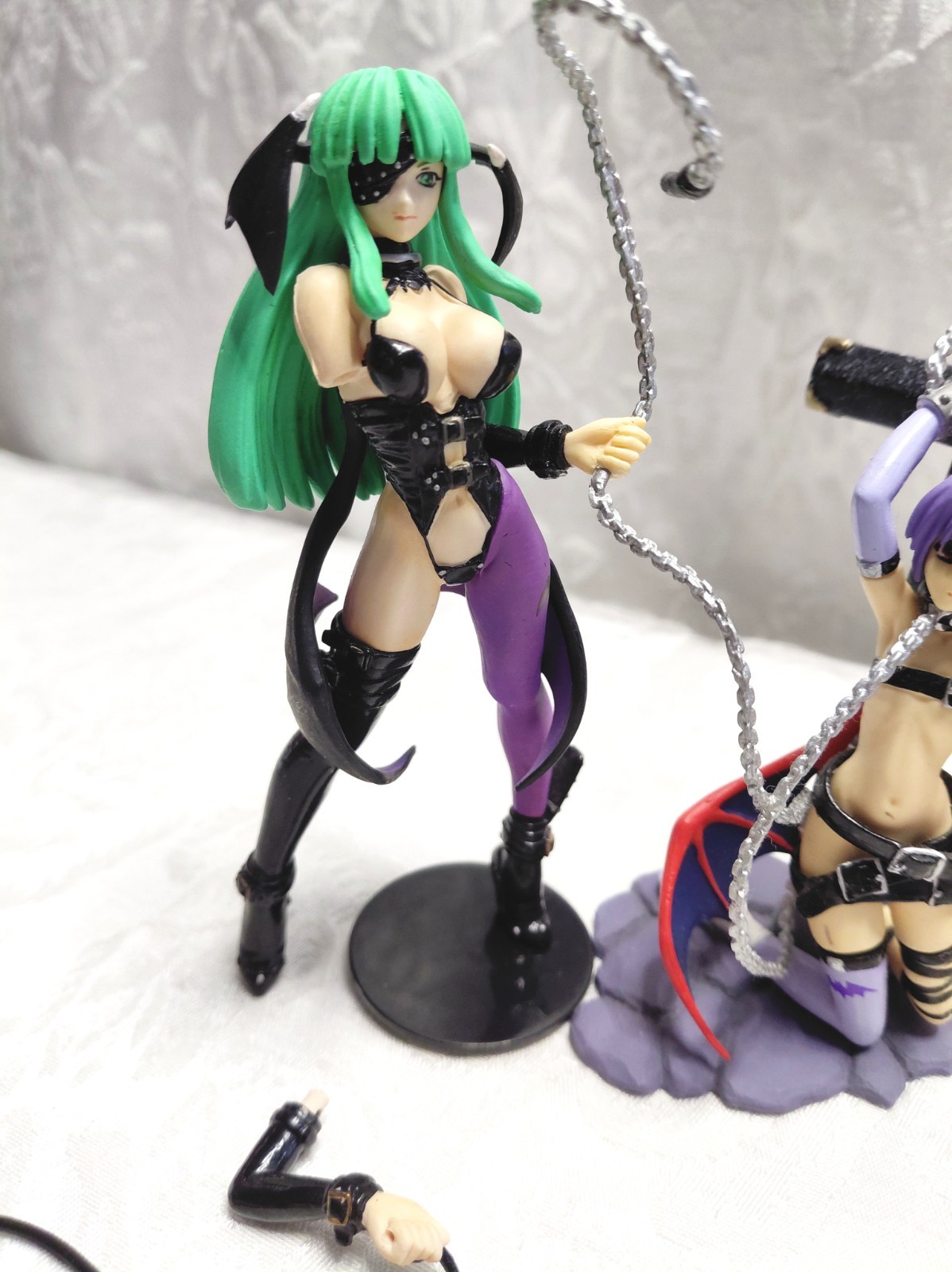 Anime Darkstalkers Vampire Saviors Morrigan PVC Figures Gashapon