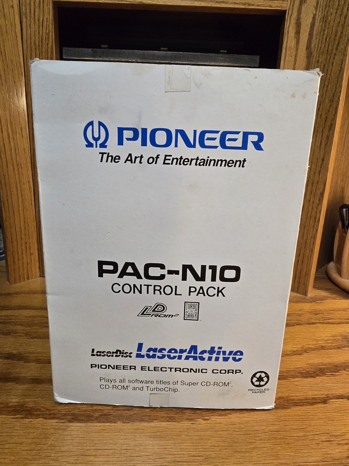 Pioneer LaserActive PAC-N10 TurboGrafx/CD LDROM Control Pack EXTREMELY RARE CIB