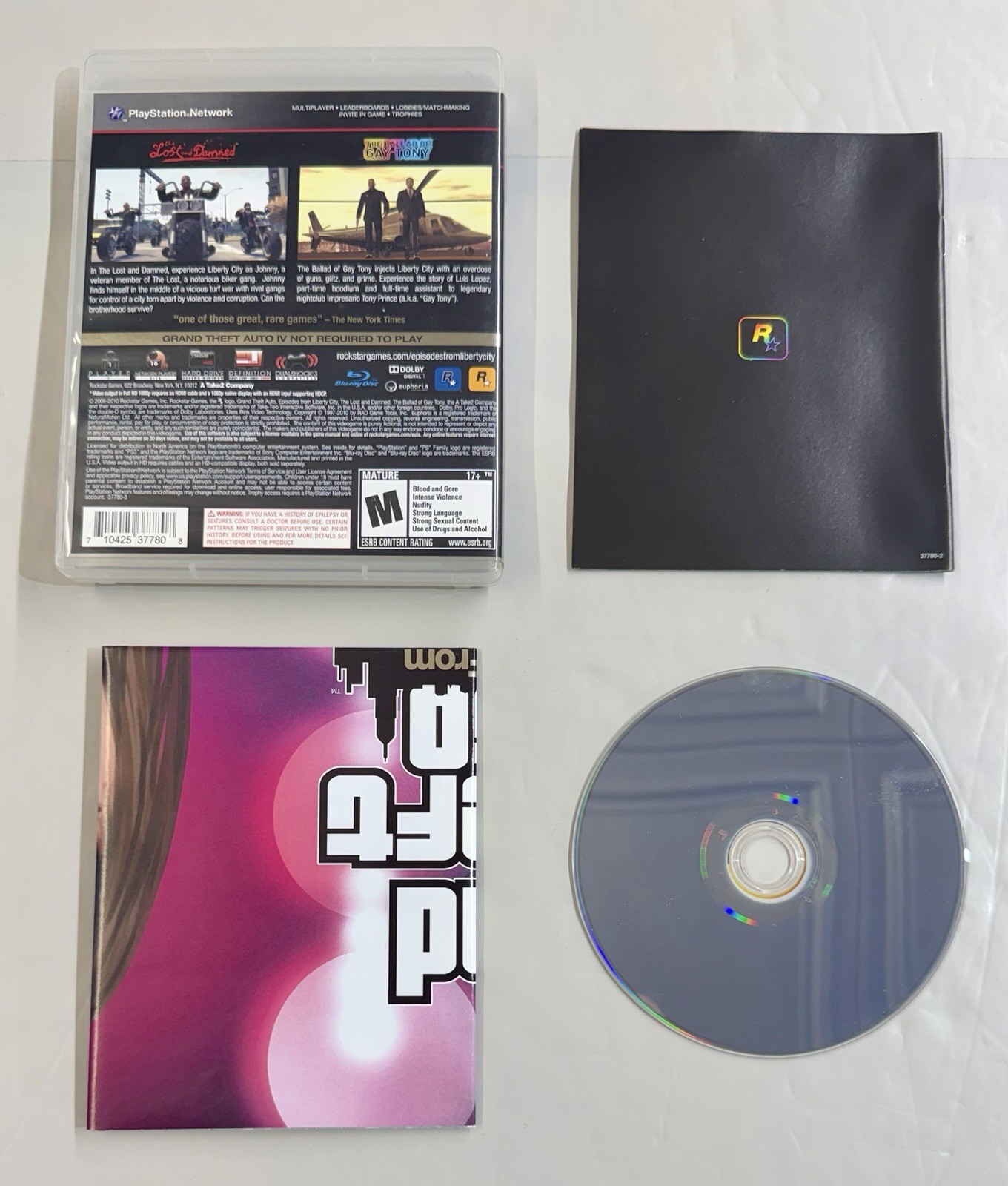Grand Theft Auto Episodes From Liberty City PS3 Sony PlayStation 3 Complete CIB