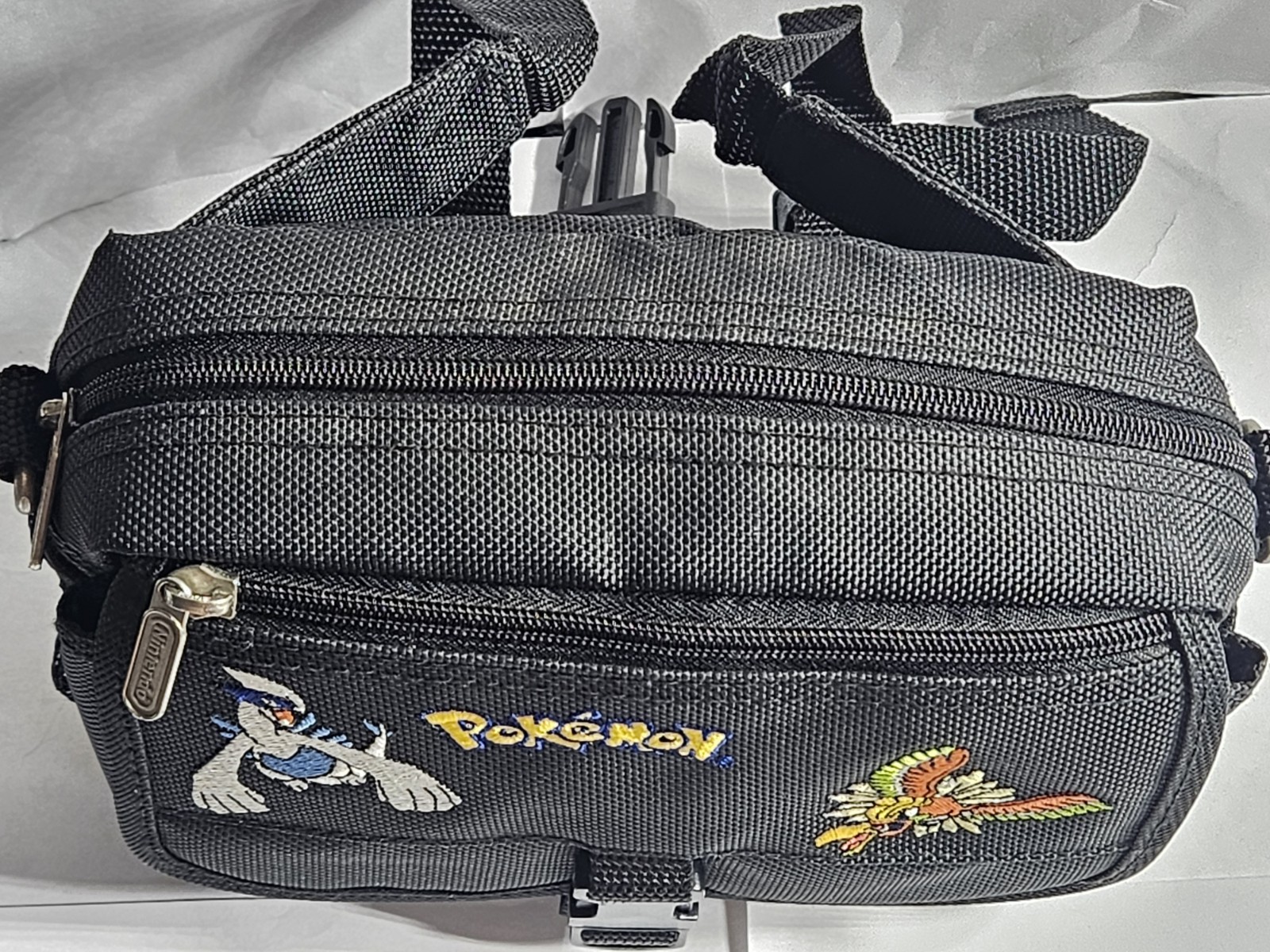 Vintage Nintendo Game Boy Pokemon Lugia Ho-Oh Gold Silver Carry Case Fanny Pack