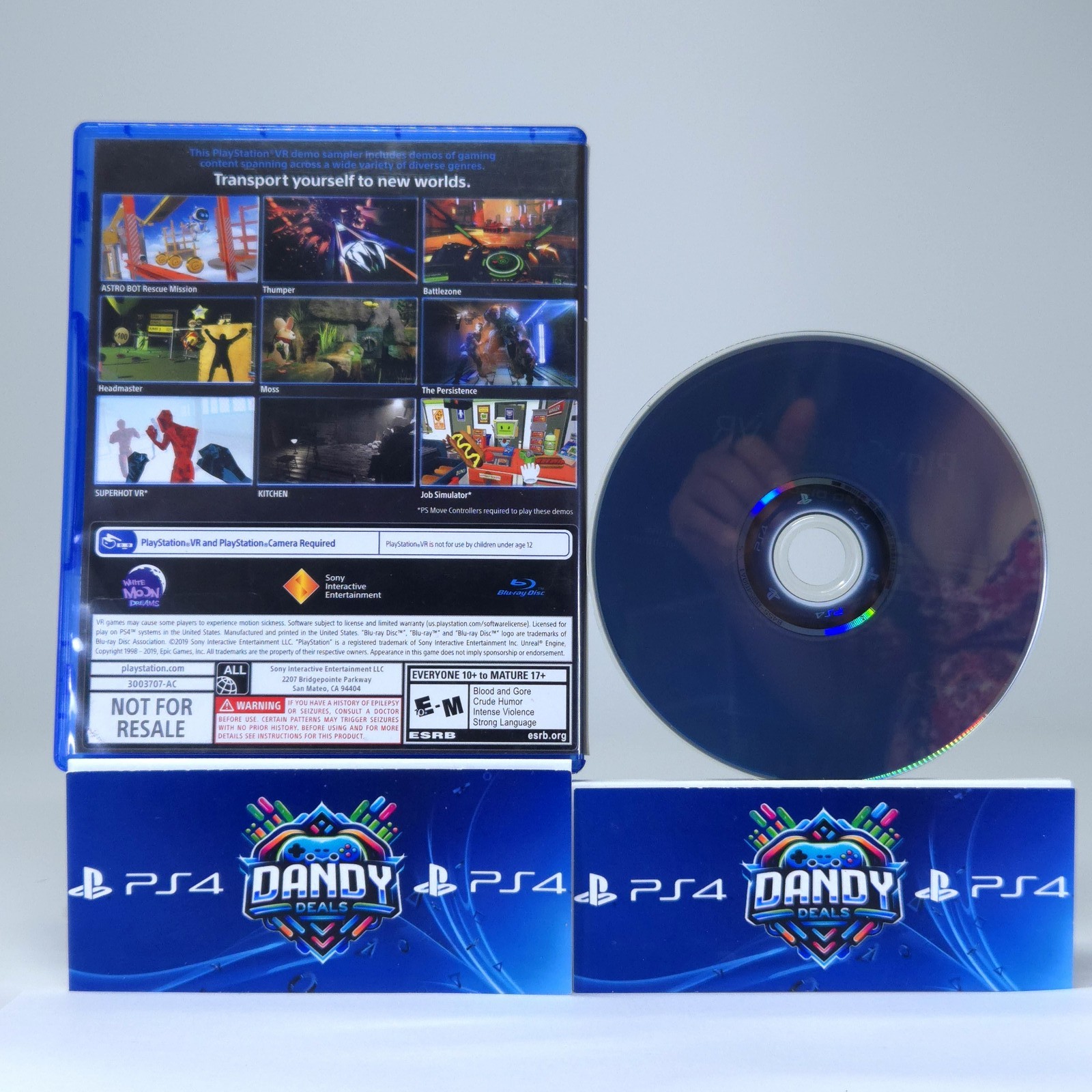 Playstation VR Demo Disc 3 PS4 – PlayStation 4