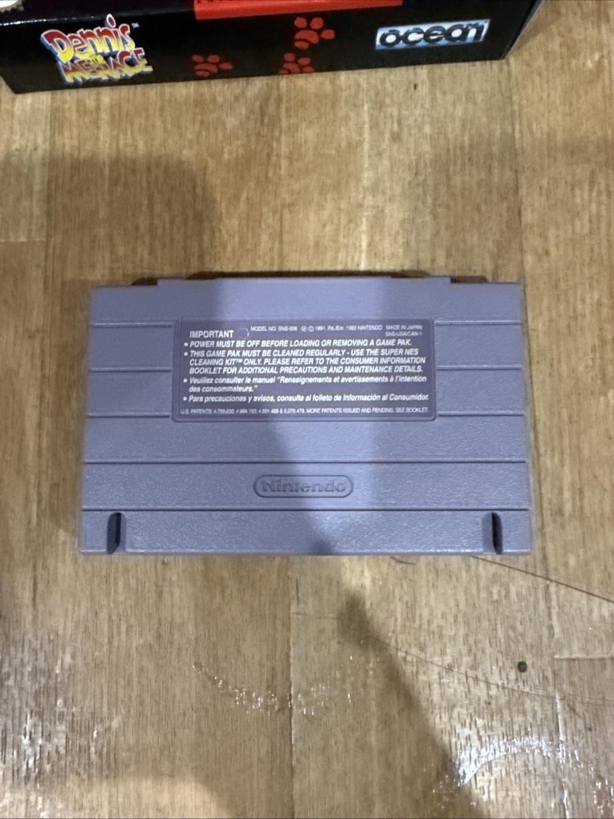 Dennis The Menace (Super Nintendo Entertainment System, 1993) Complete