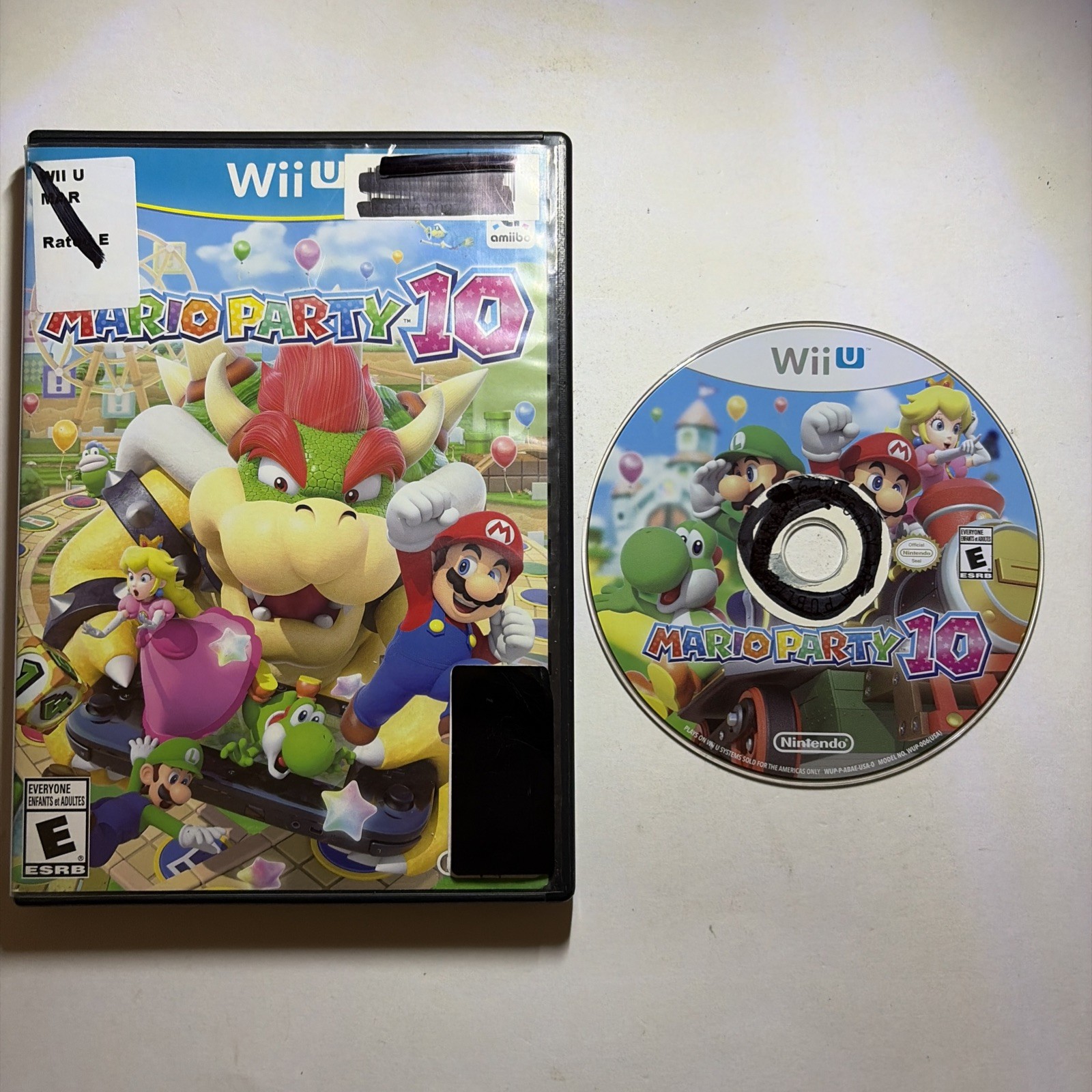 Mario Party 10 (Wii U, 2015) (scratched Discs – Untested, May Need Repair)