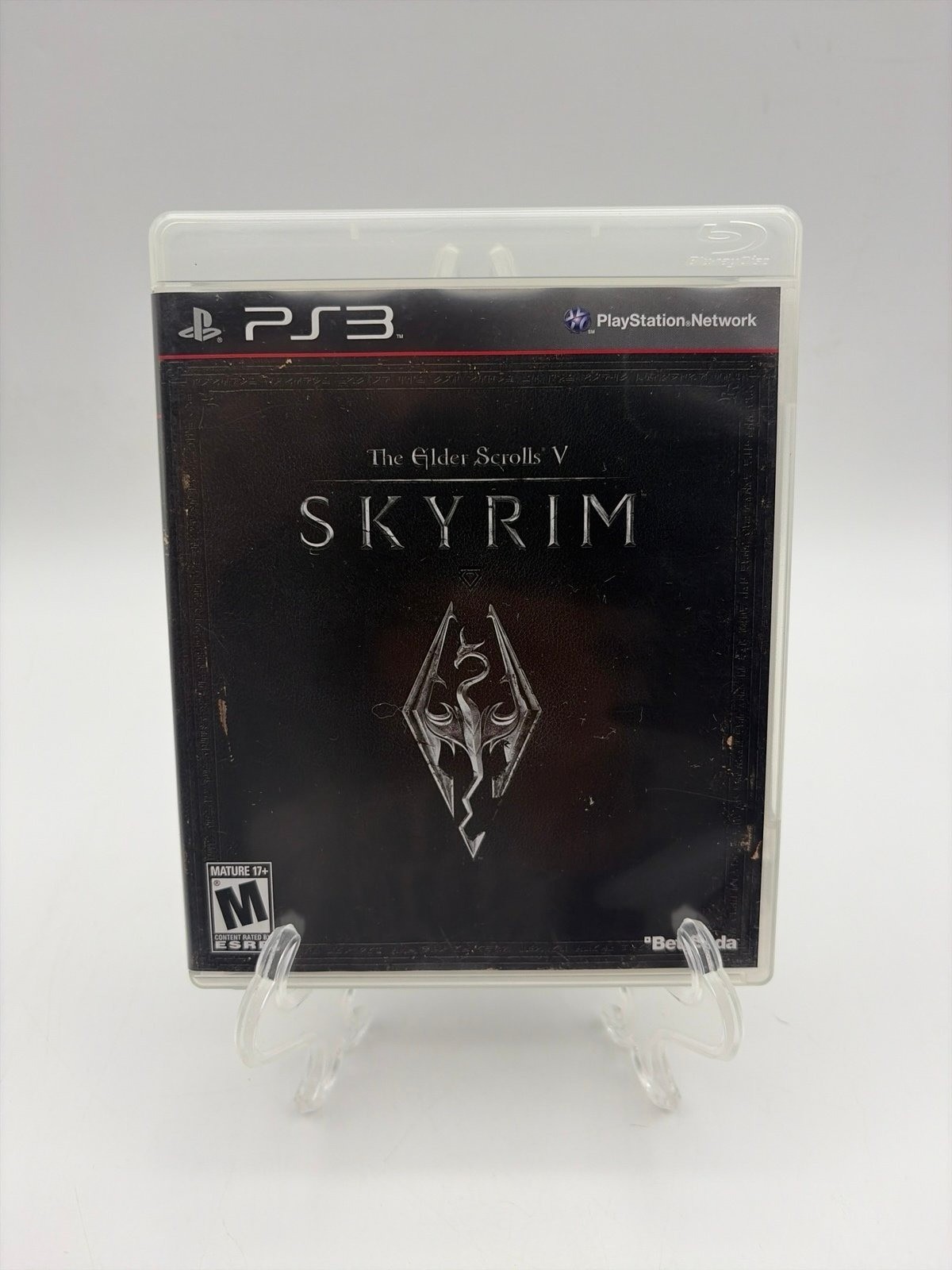 The Elder Scrolls V: Skyrim (PlayStation 3, 2011) Complete Manual & Map Tested