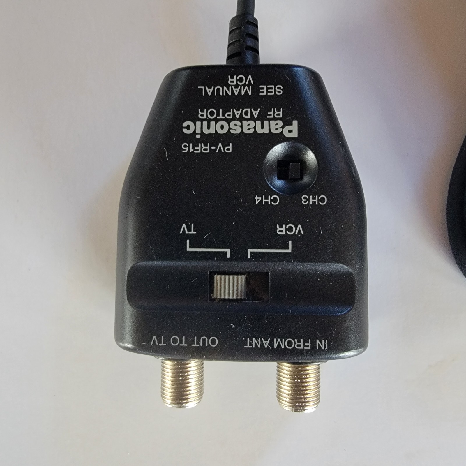 ​Panasonic PV-RF15 RF Adaptor Modulator for VCR to TV Connection Vintage OEM