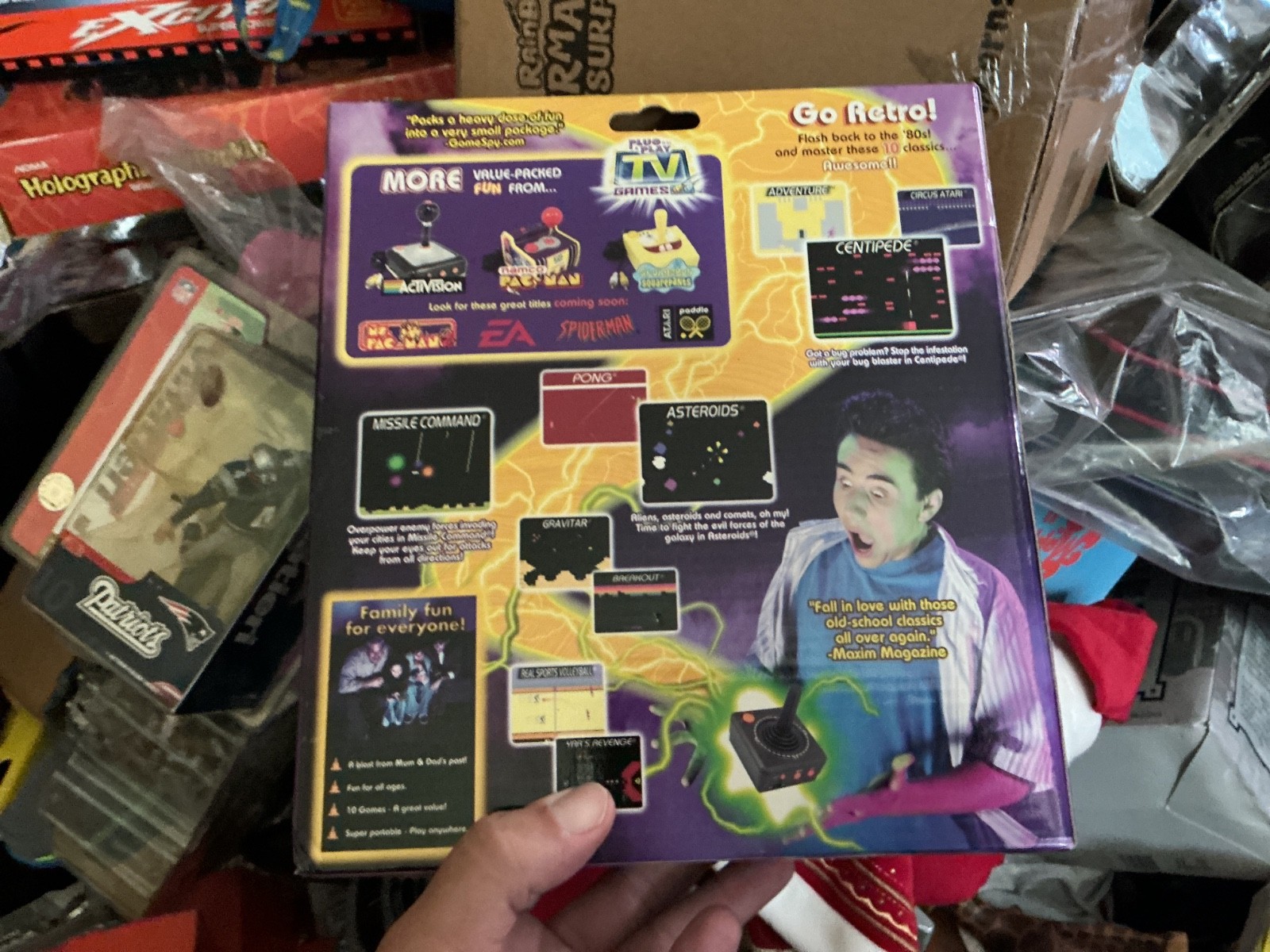 Atari Plug And Play TV Games Flashback To The 80s Jakks Pacific In Box