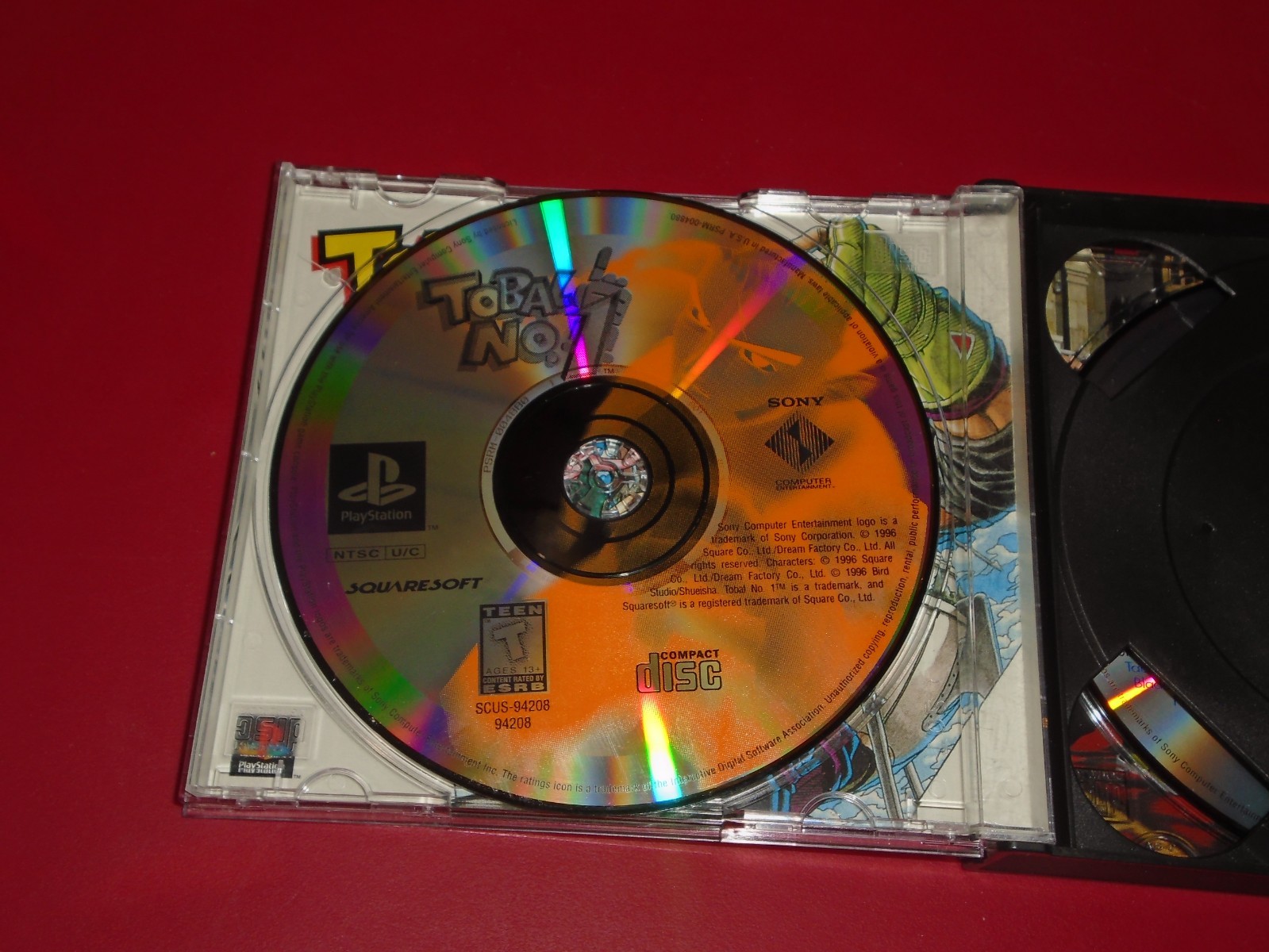 Tobal No. 1 PlayStation 1 PS1 1996 Final Fantasy VII Bonus Sampler CD No Manual