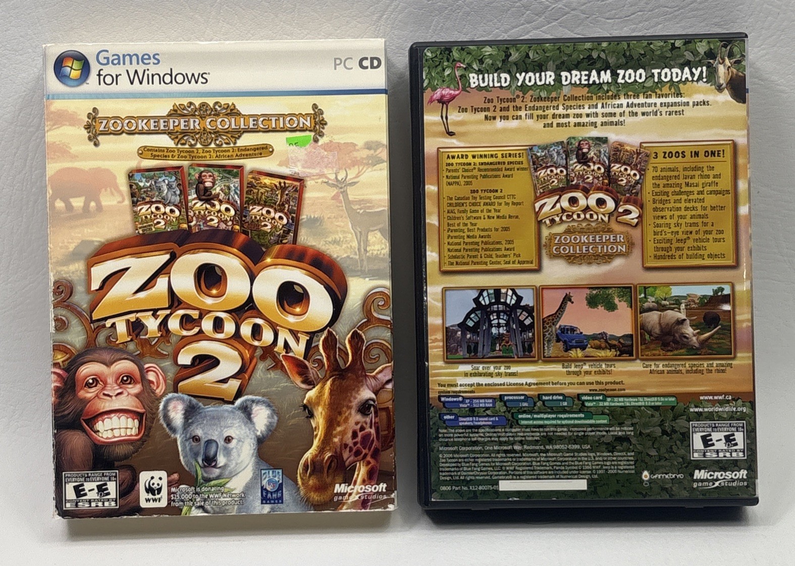 Zoo Tycoon 2: Zookeeper Collection (PC, 2006) Missing Manual