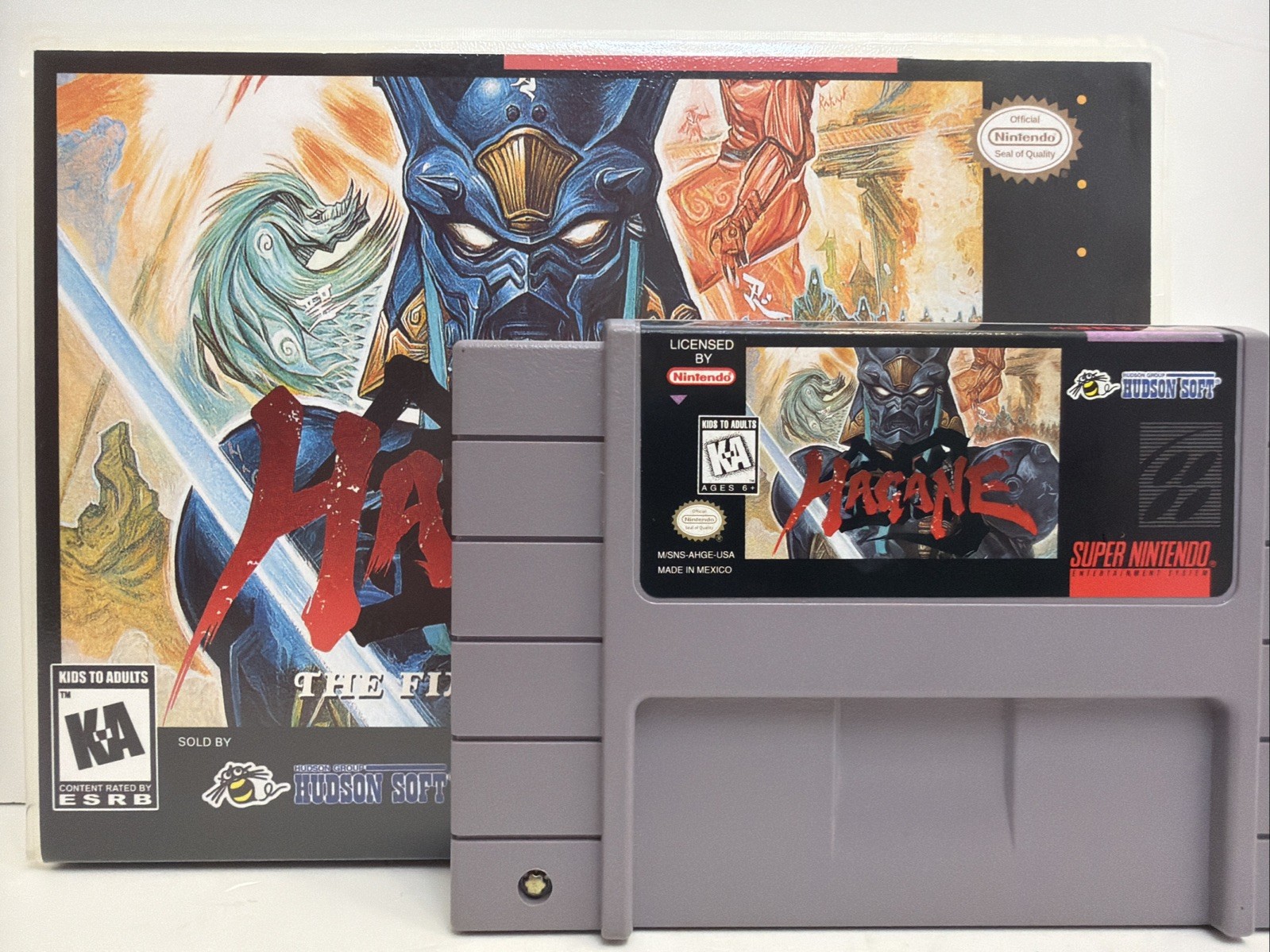 Hagane The Final Conflict Super Nintendo Game SNES Authentic +Collector Case