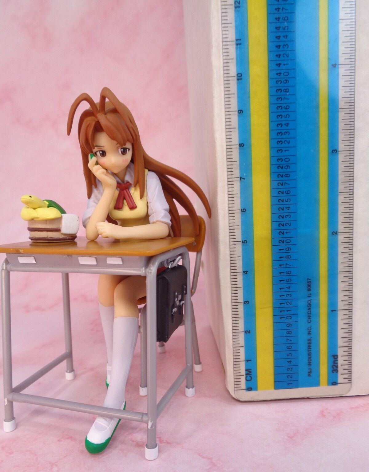 Naru Narusegawa Figure Set Sunday x Magazine St. SunMaga School Gakuen Love Hina