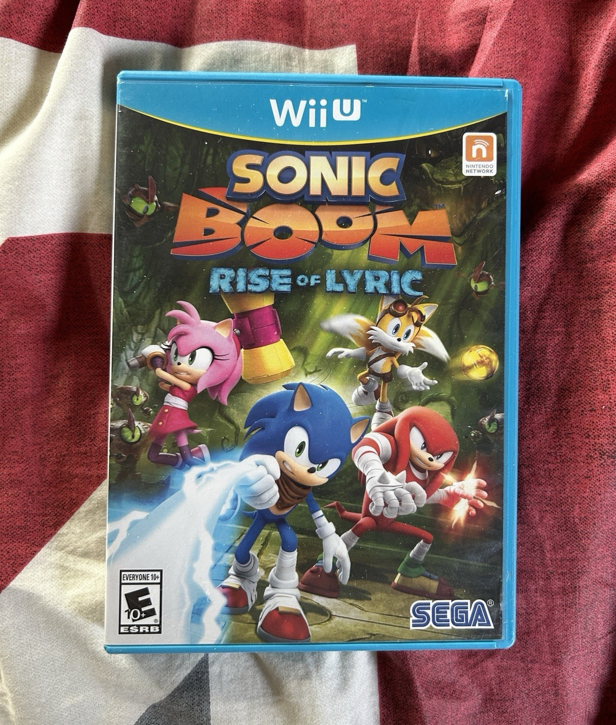 SEGA Sonic Boom: Rise of Lyric Wii U w/ Case Manual Multiplayer E10+ 2014