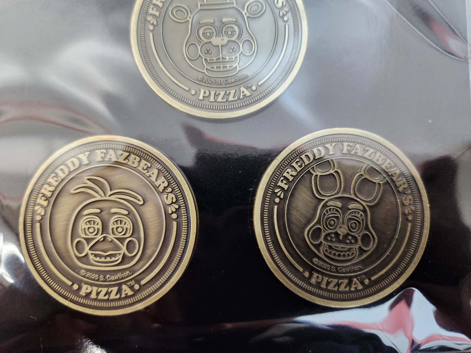 FNAF 2 Movie Coins Cinemark Limited Edition Faz Tokens Five Nights At Freddy’s