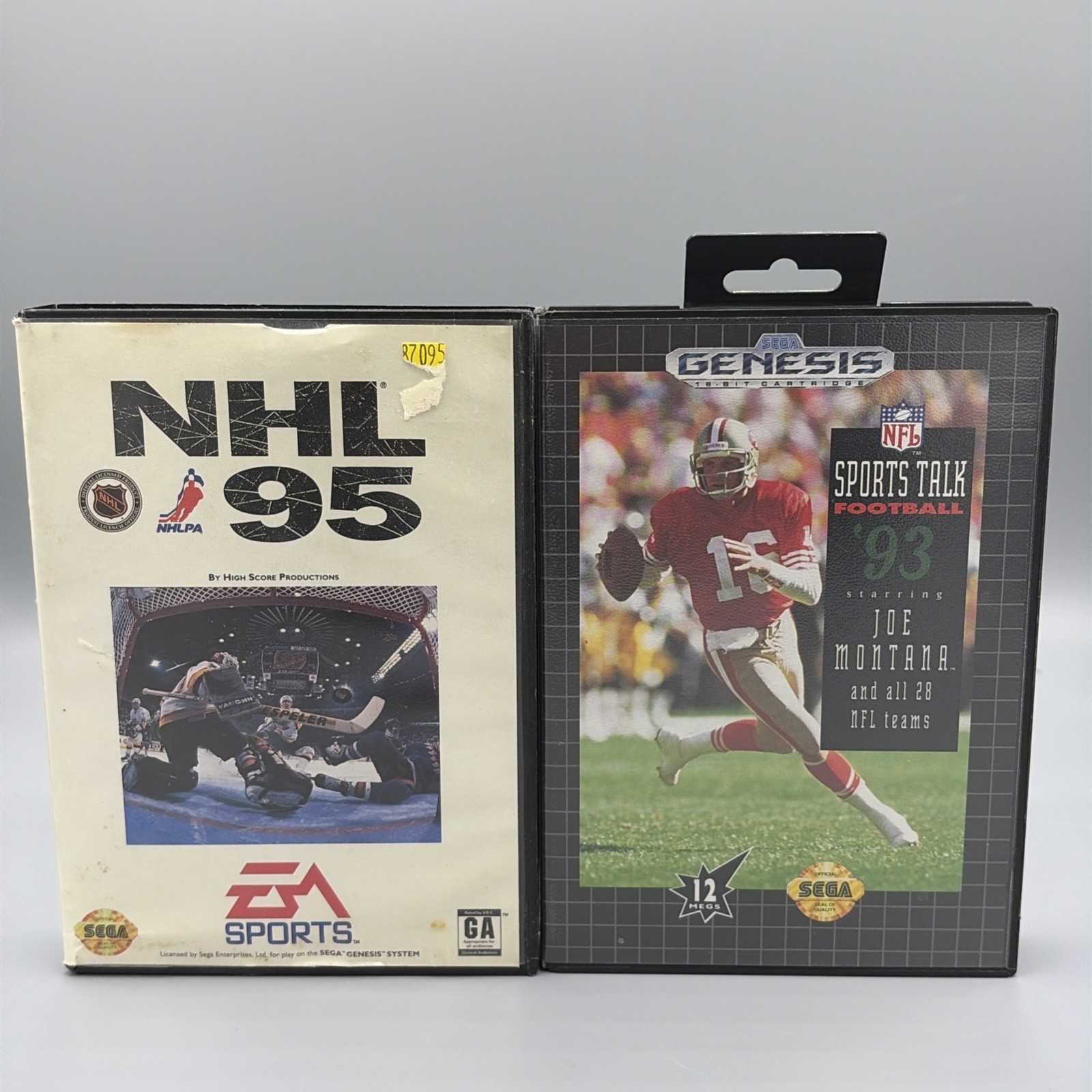 Tested✅ Sega Genesis OEM Console Bundle Model MK-1631 W/ 6 Games, 2 Controllers