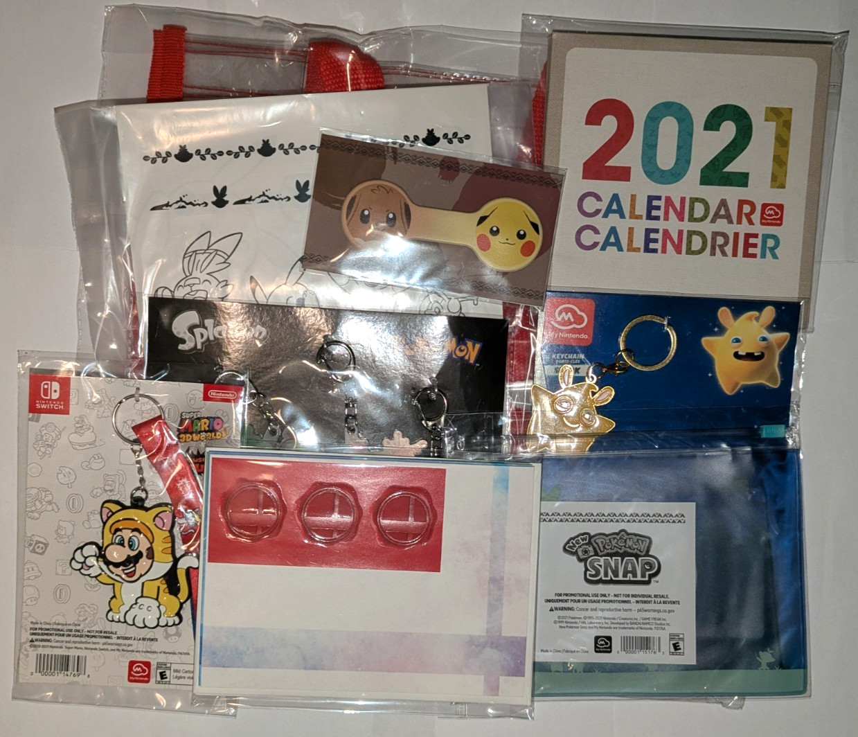 My Nintendo Lot #14C | Splatoon x Pokemon Pikachu Eevee 2021 Super Smash Mario +