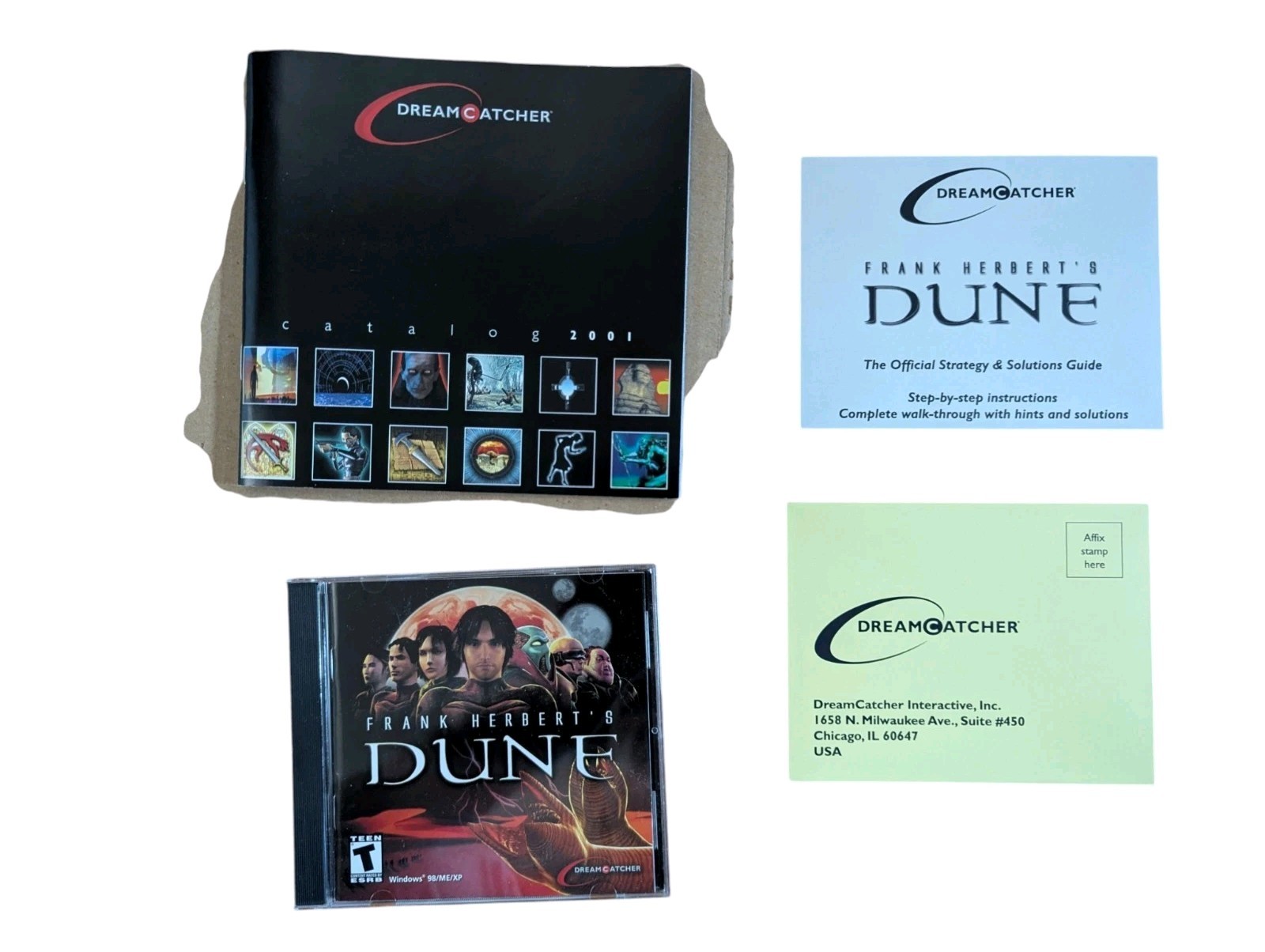 Frank Herbert’s DUNE Dreamcatcher Cryo Big Box Windows 98/ME/XP PC 2001