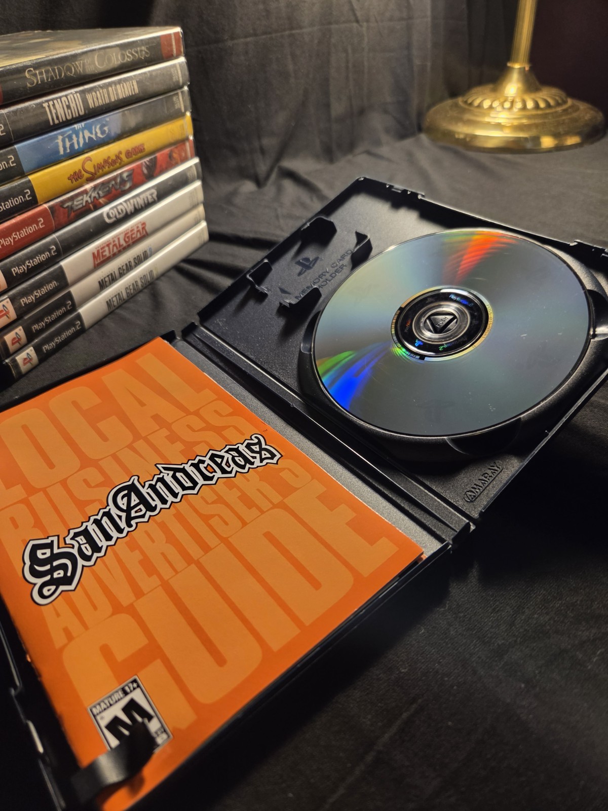 PlayStation 2 Game Lot 10 CIB Metal Gear Solid 1 2 3 GTA San Andreas Simpsons