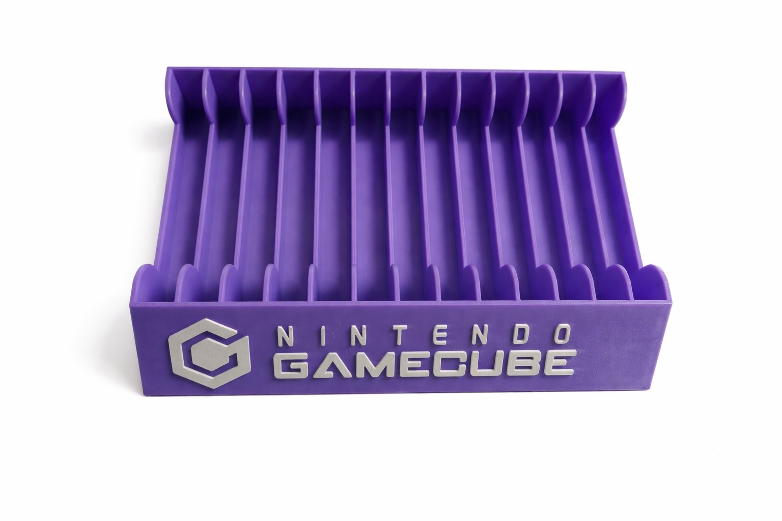Nintendo Gamecube Videogame Holder Display Holds 12 Game Cases 3d Printed PLA