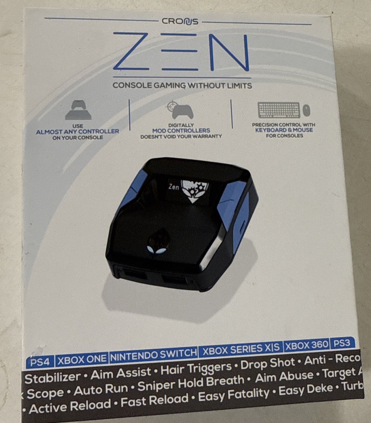 Cronus Zen PS4 Xbox Nintendo Console Adapter CM00053- C Sealed New