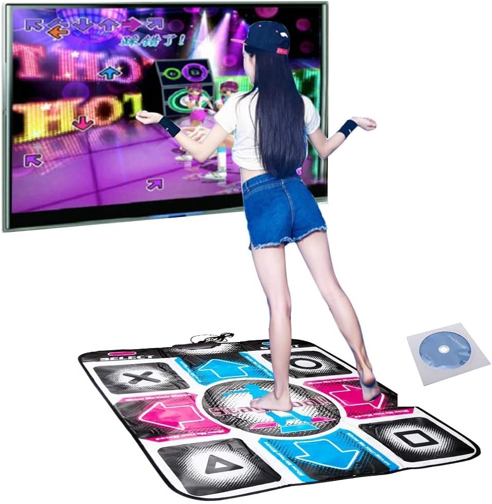 Interactive USB Dance Mat – Anti-Slip Gaming Pad for All Ages & PC Compatibility