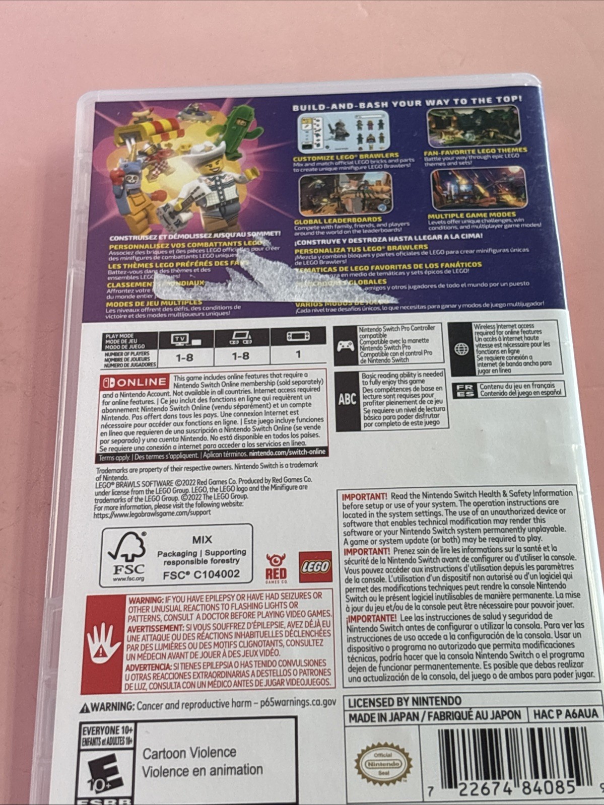 LEGO LEGO Brawls Nintendo Switch E10+ (Everyone 10+) Video Game Series LEGO