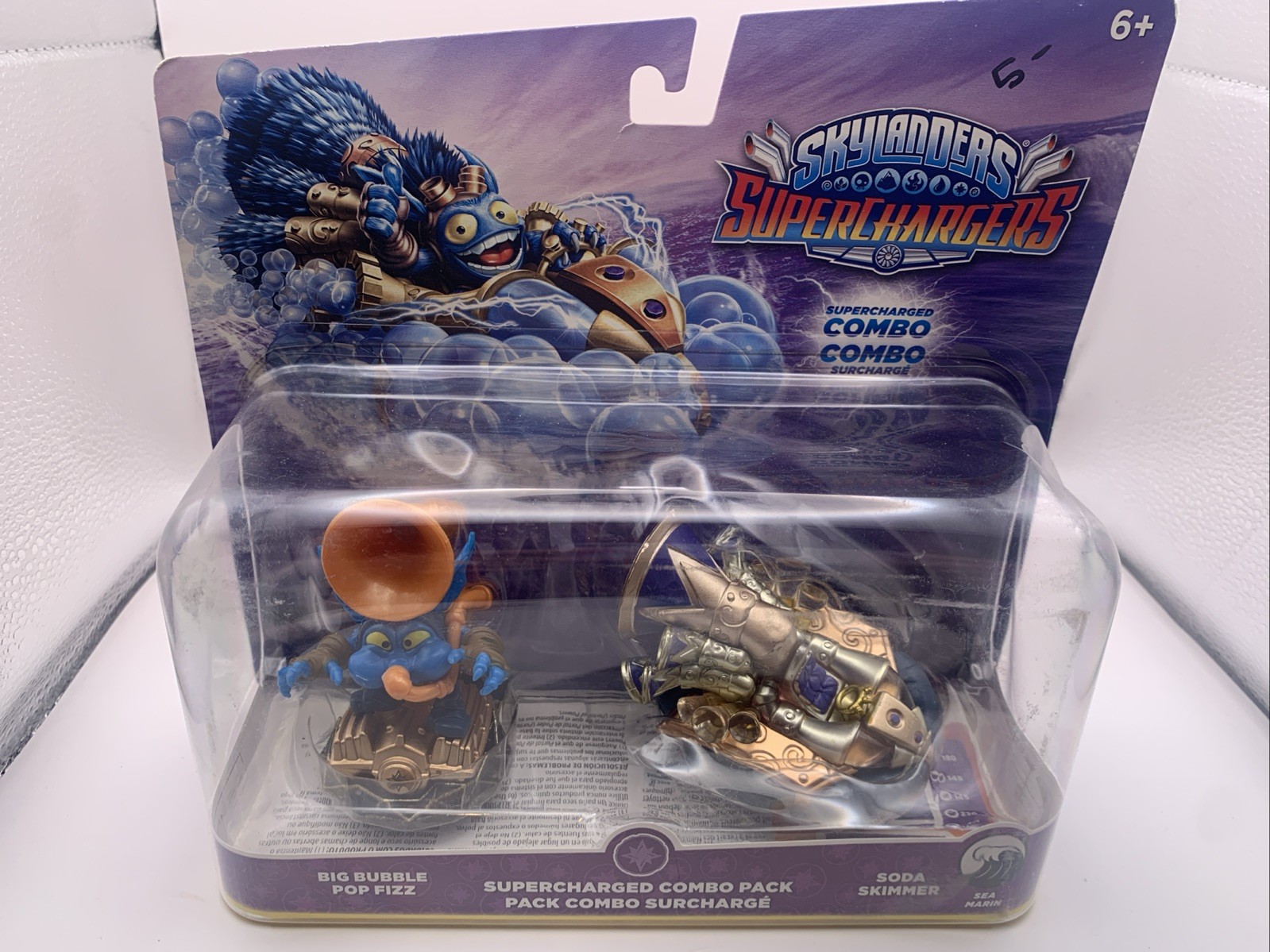 Skylanders Superchargers Big Bubble Pop Fizz & Soda Skimmer Combo Pack – Sealed