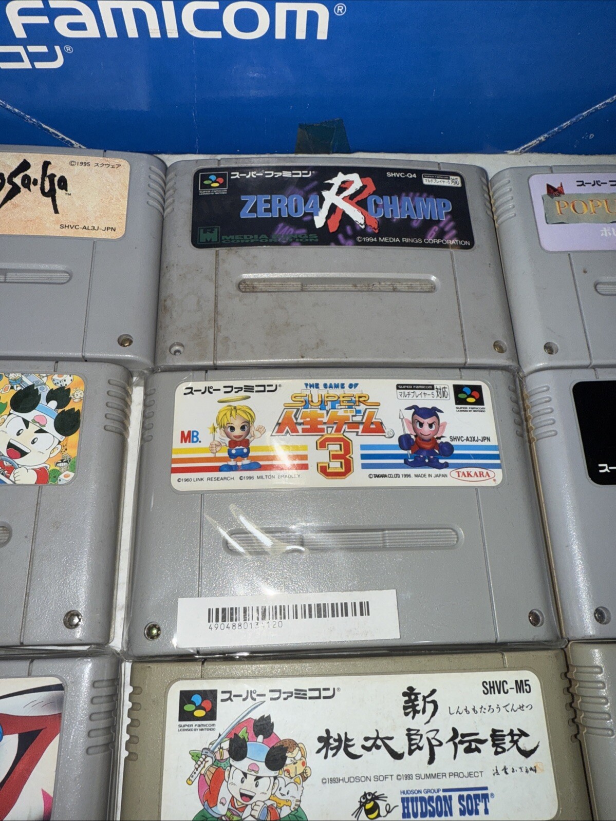 Nintendo SFC Super Famicom Console boxed System bundle Mint Includes 12 Games