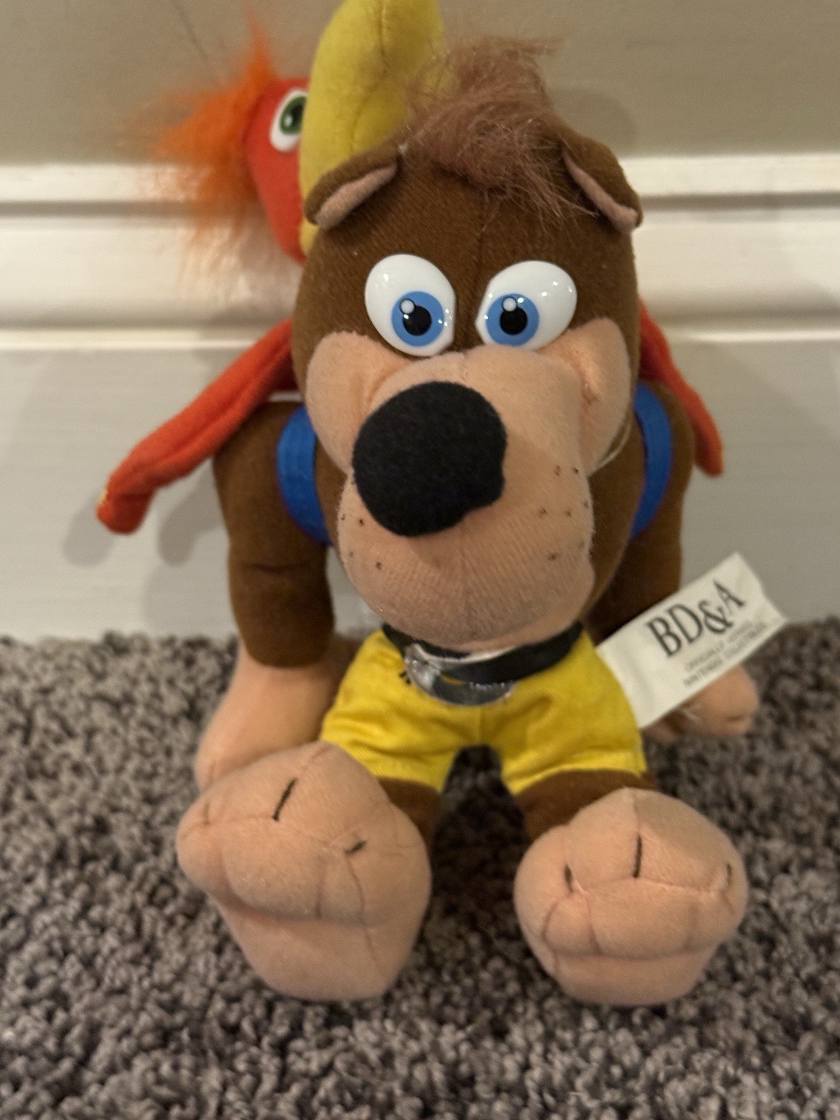 Vintage Nintendo Official 8″ Banjo Kazooie & Tooie Bean Bag Plush BD&A