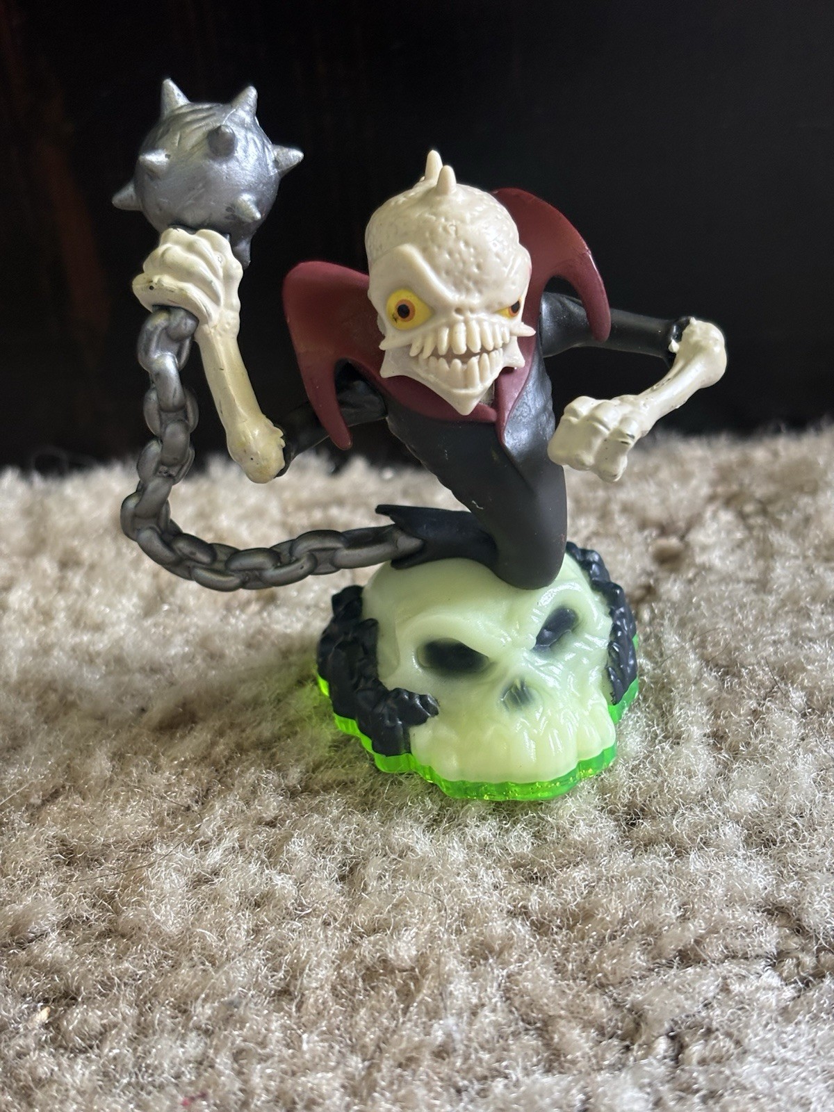 Skylanders Spyros Adventure GHOST ROASTER Series 1 Green Base Undead Figure