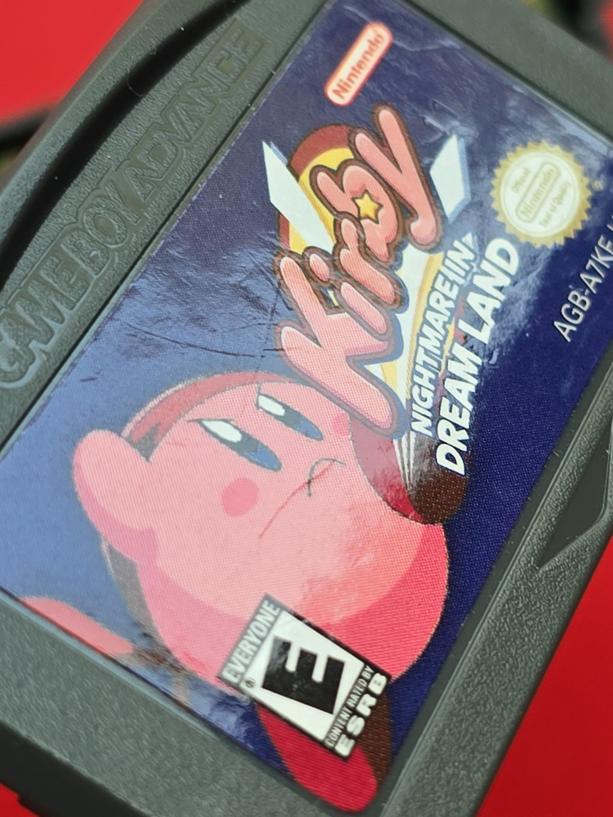 Kirby Nightmare in Dream Land Nintendo Game Boy Advance Authentic Flash Saves