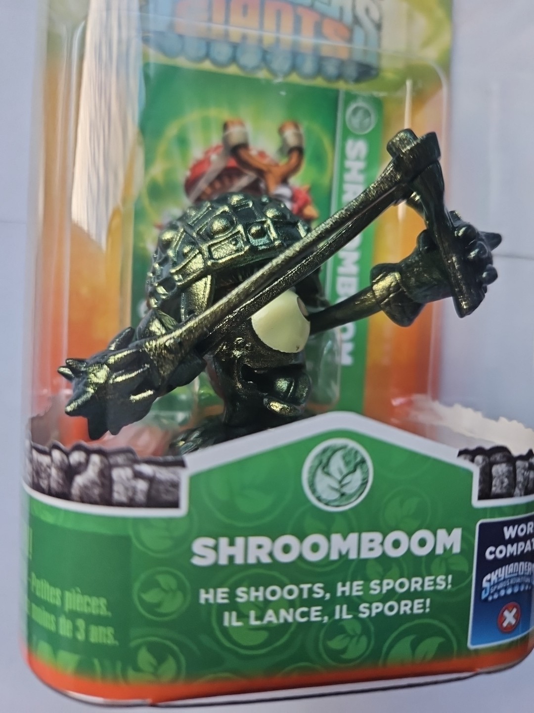 Ultra Rare Golden Skylanders Giants Shroomboom – Variant – Brand New and Sealed