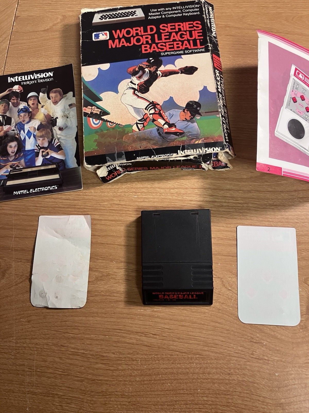 World Series Major League Intellivision ECS 1983 Mattel Edition Very Rare CiB