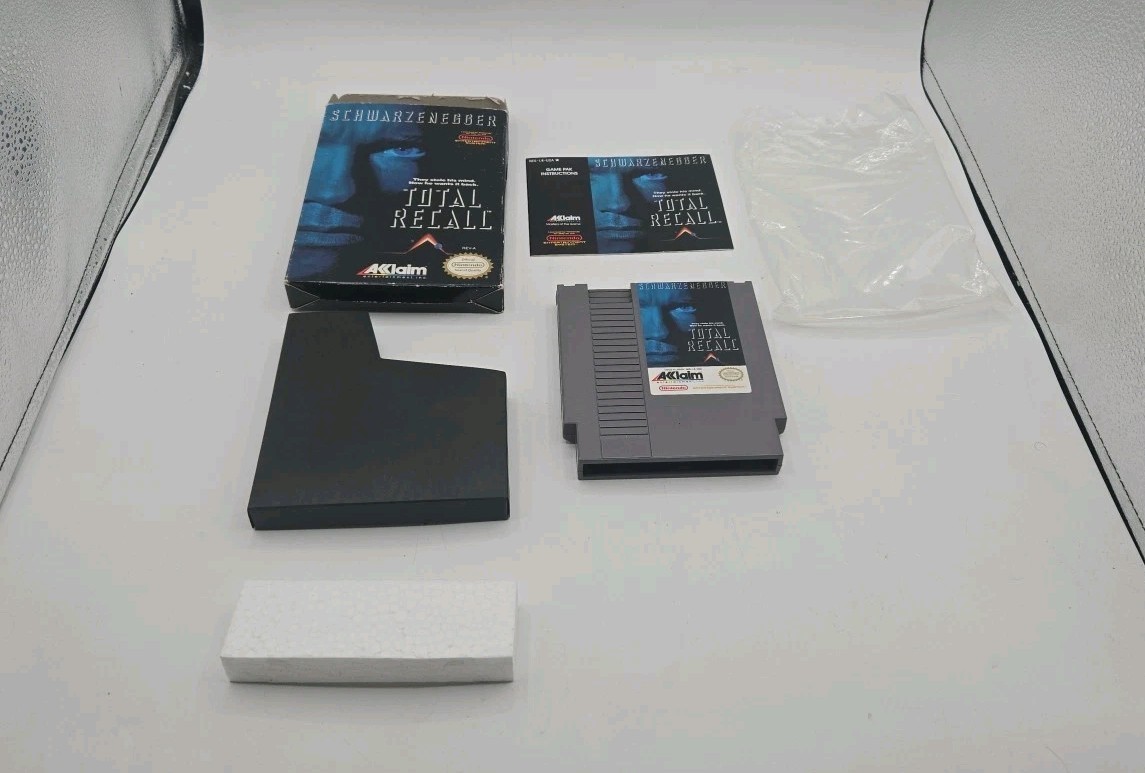 Total Recall (Nintendo Entertainment System, NES, 1990) Akklaim CIB & Tested