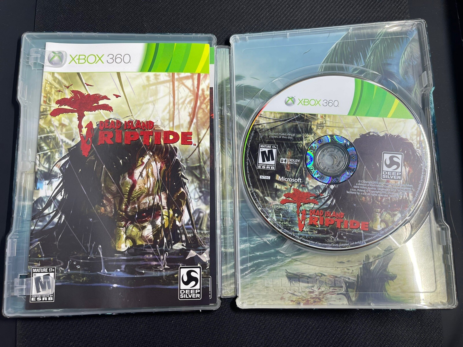 Dead Island Riptide (Microsoft Xbox 360) CIB STEELBOOK EDITION