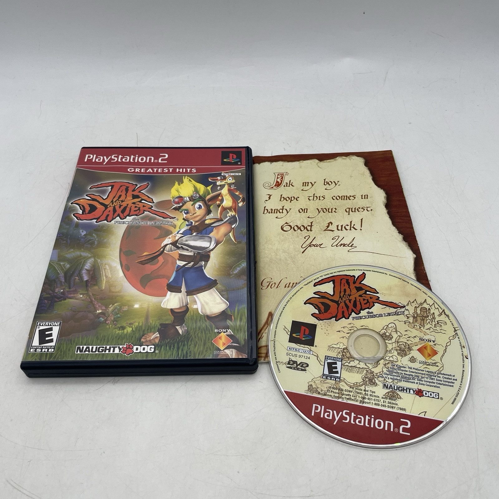 Jak and Daxter The Precursor Legacy PS2 PlayStation 2 Complete W/ Manual CIB GH