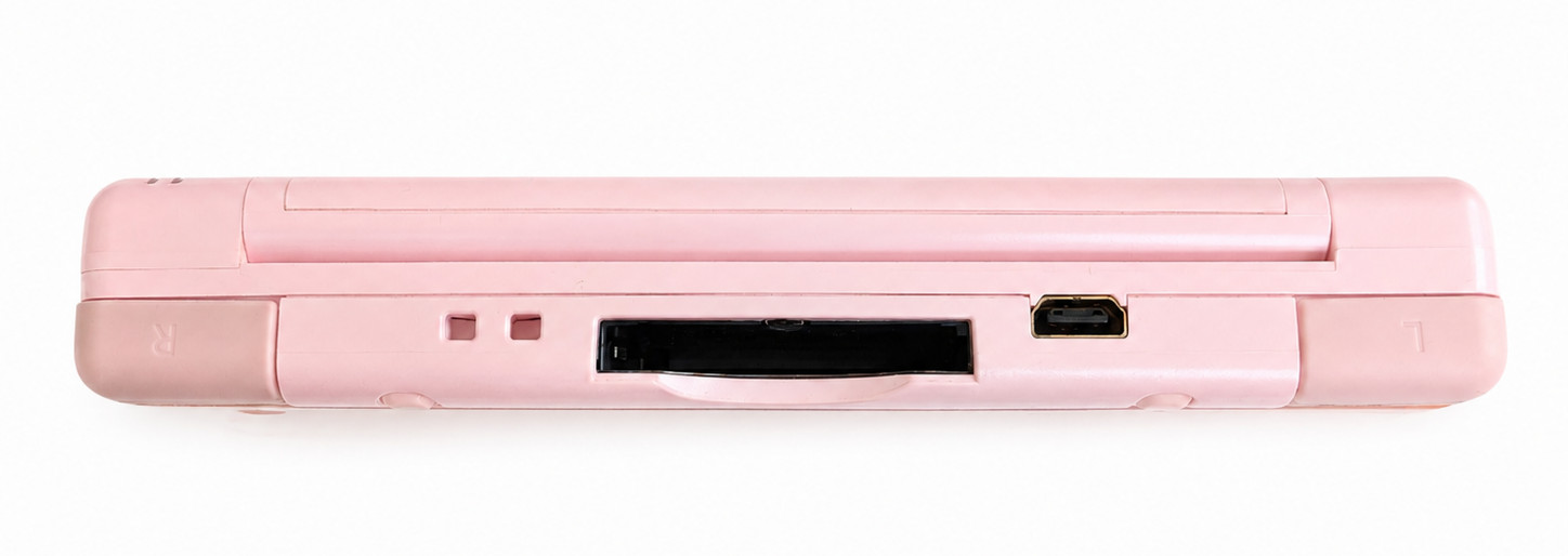 Nintendo DS Lite Noble Pink Japan Tested Working w/ AC Adapter Stylus USG-001 B2