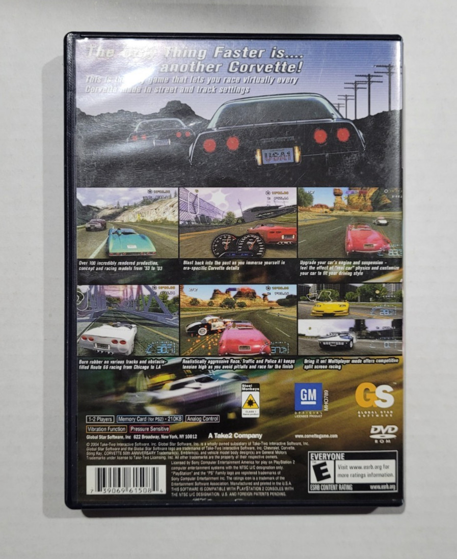 Corvette (2004, PS2, PlayStation 2, SLUS 20858, NTSC, GS Global Star Software)