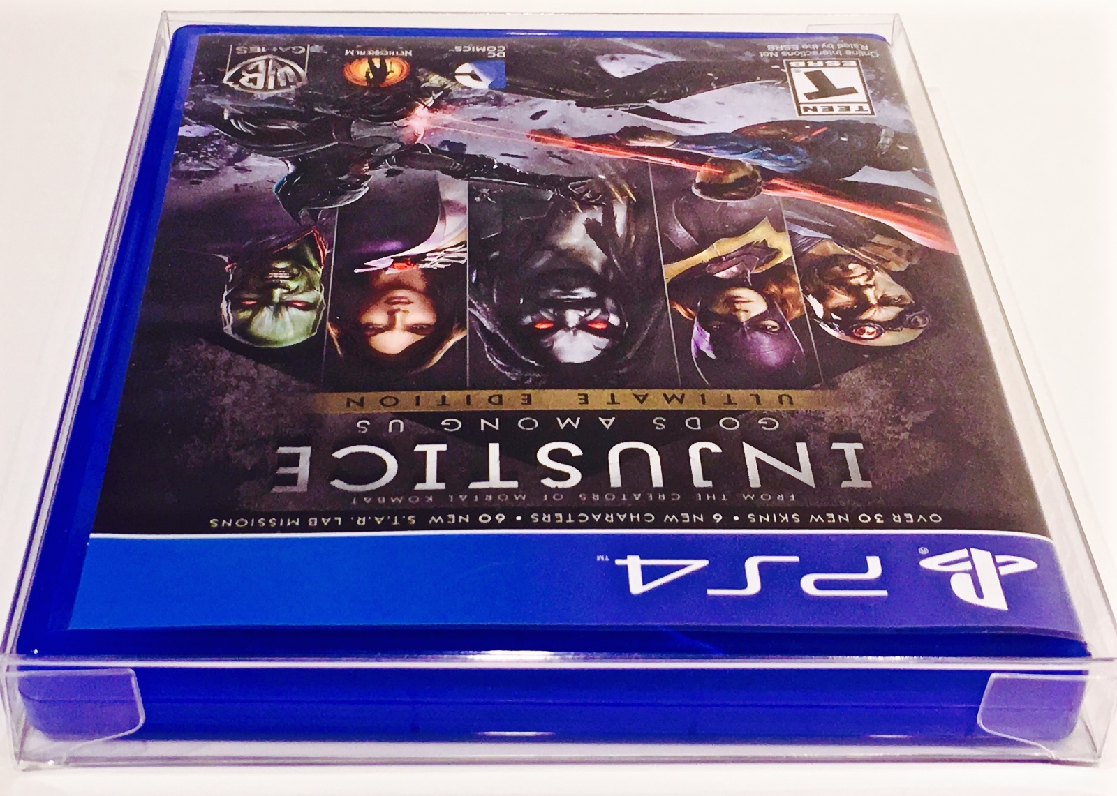100 Box Protectors For PS3 PS4 Video Games Clear Sleeves Cases Playstation 3 4