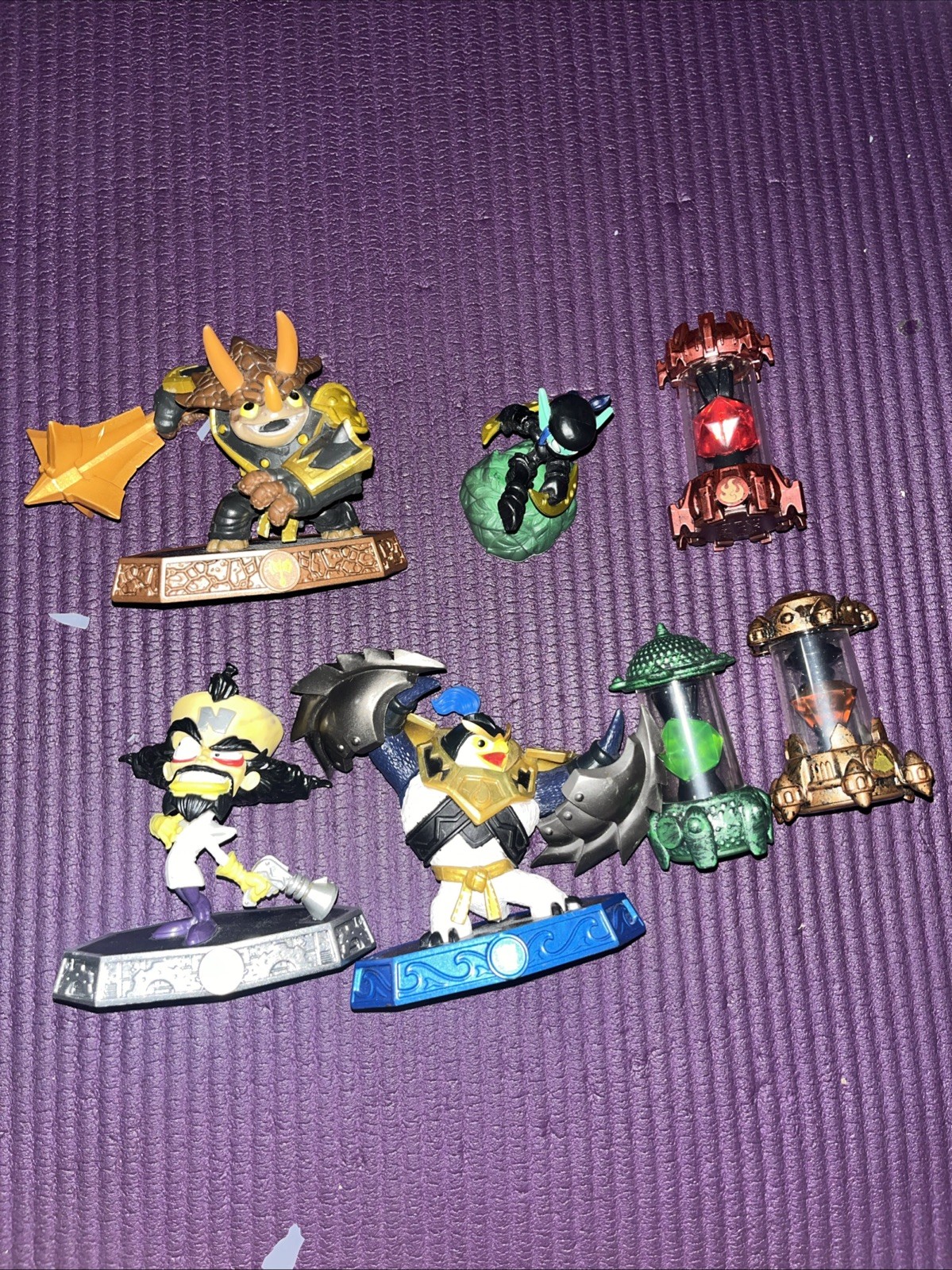 Activision Skylanders Character Figures Snap Shot Wallop Gusto Lot Of 7 Crash
