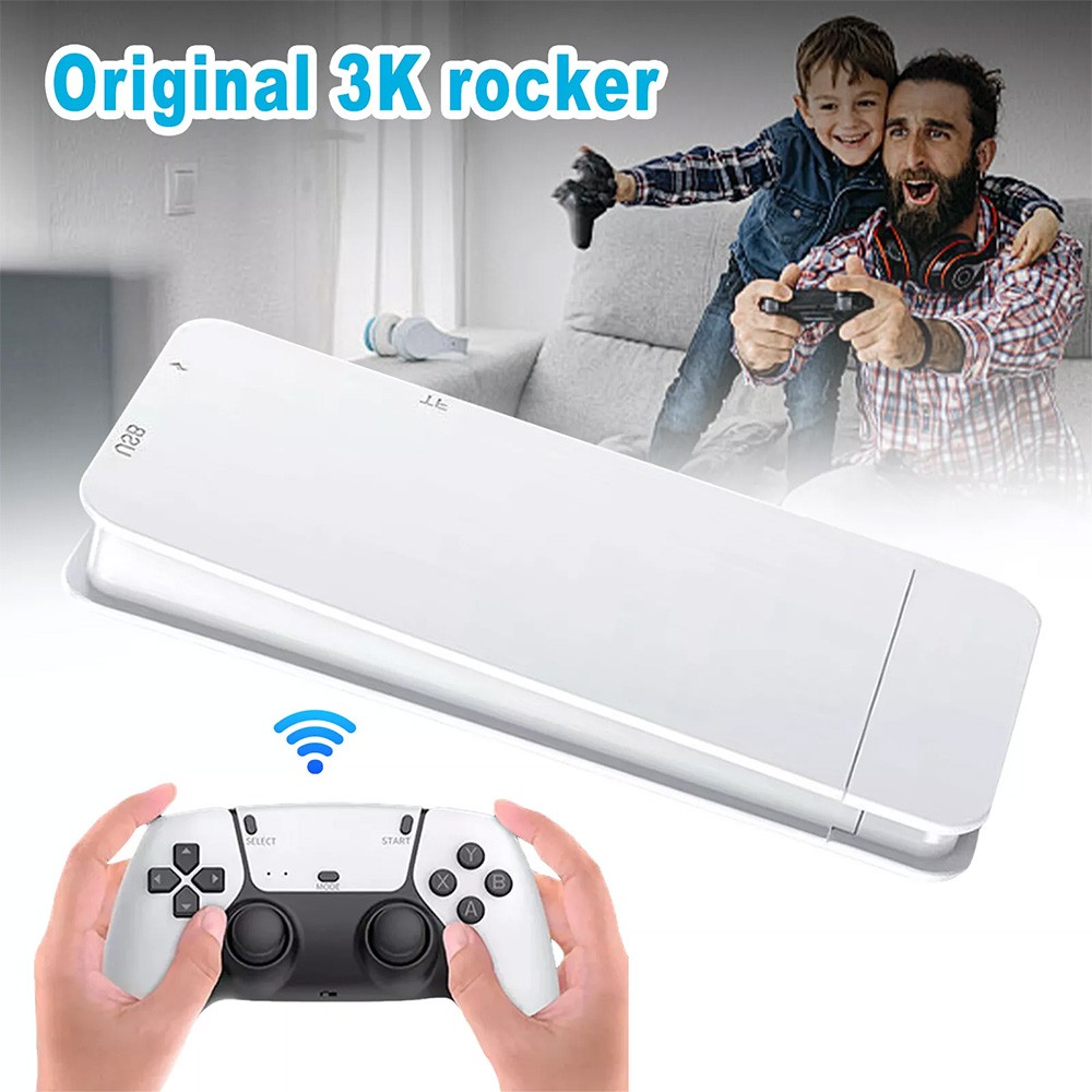 128G HDMI TV Video Game Stick M15 4K Gaming Console Gamepad 2 Pack Controller