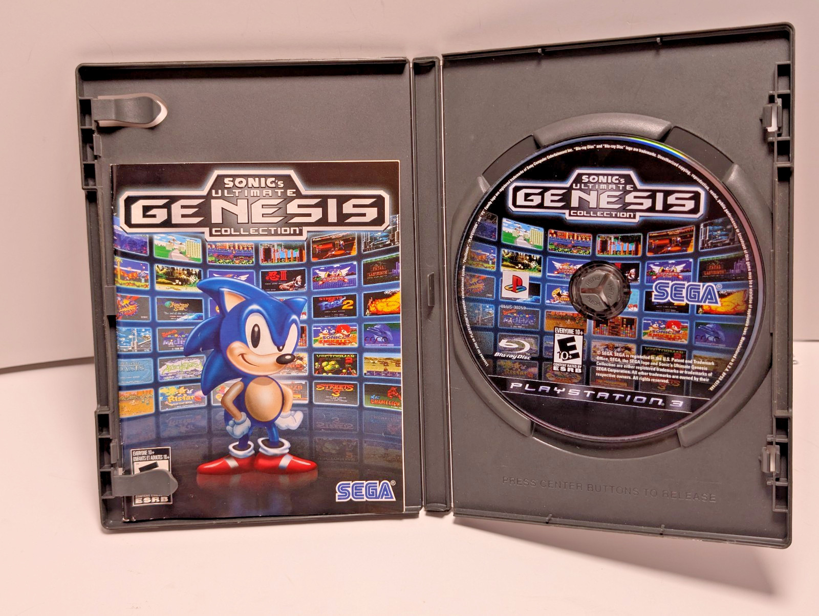 Sonic’s Ultimate Genesis Collection PS3 PlayStation 3 CIB Black Label SEGA