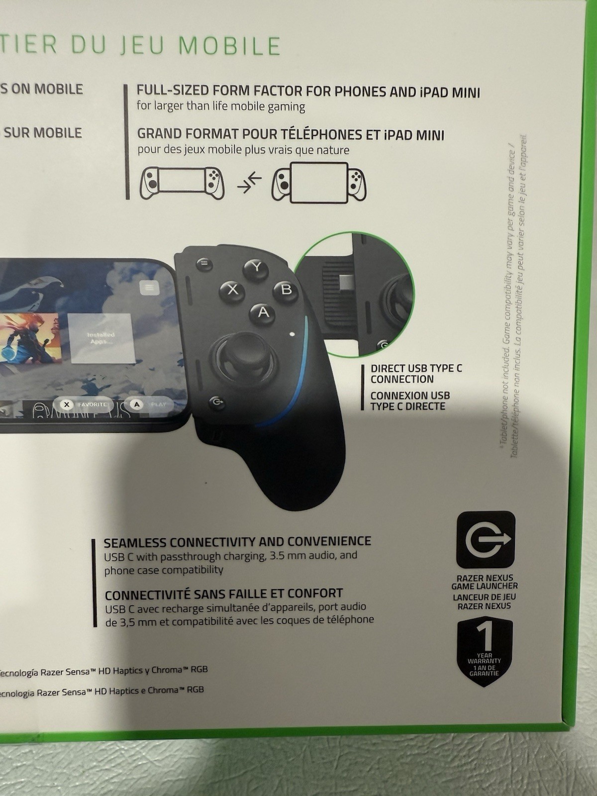 ONE – New Razer Kishi Ultra Mobile Gaming Controller For Android & Apple iPhone