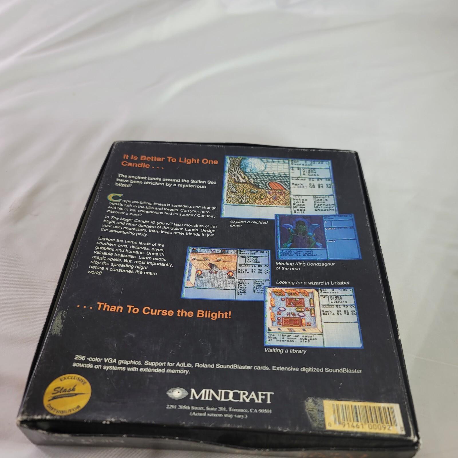 The Magic Candle III Mindcraft MS-DOS 1992 Disks 1 & 2 only