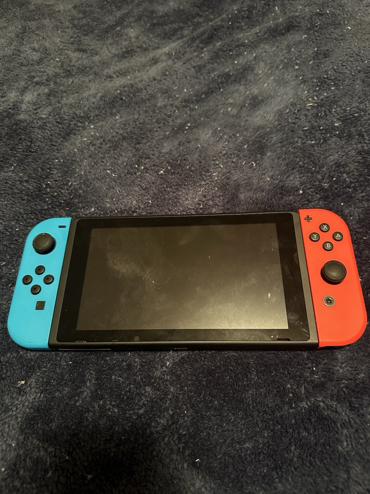 Nintendo Switch HAC-001 32GB Neon Red/Blue Joy-Con Dock Charger HDMI Carry Case