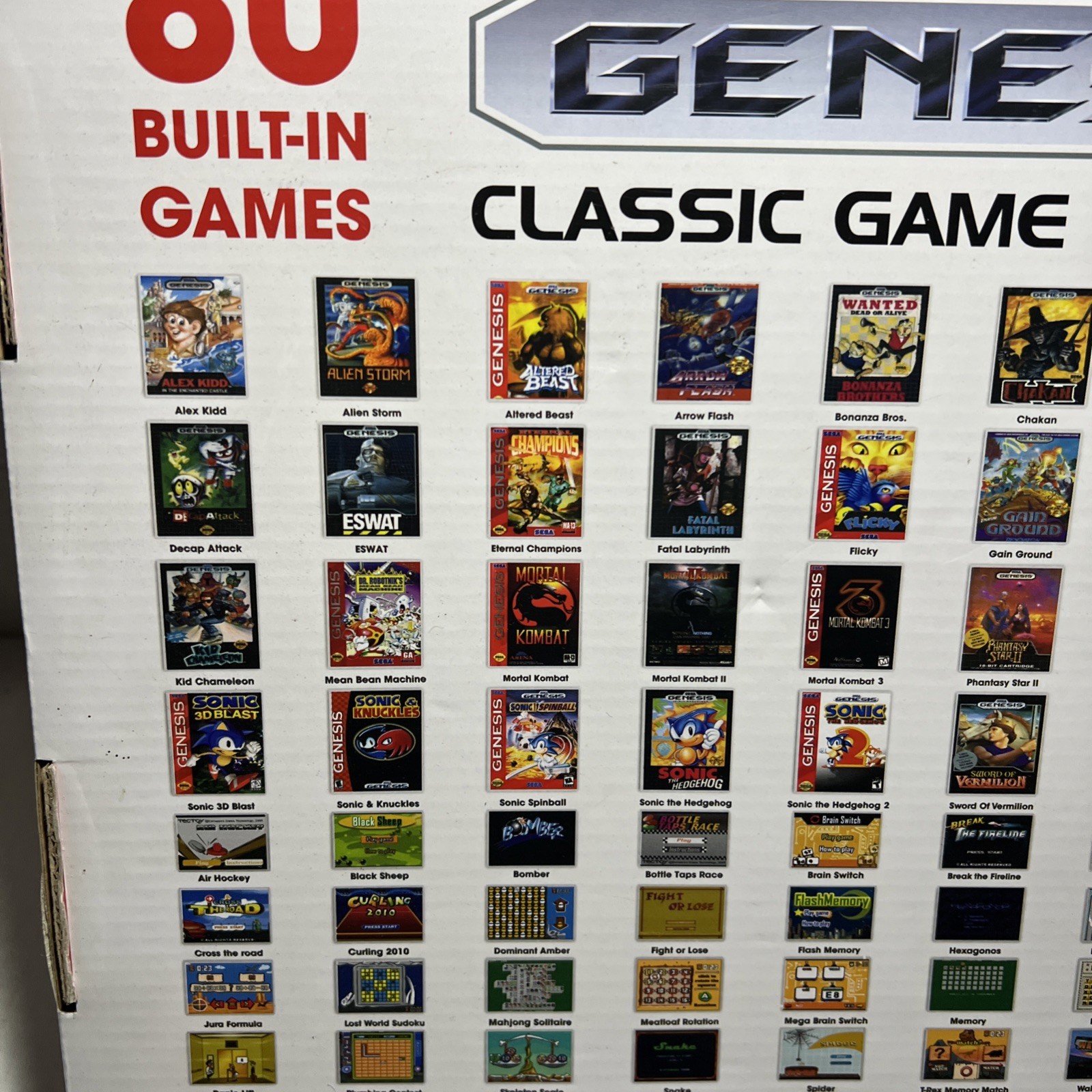 AtGames Sega Genesis Classic Mini Game Console w/ 80 Built-In Games – 2016 Model