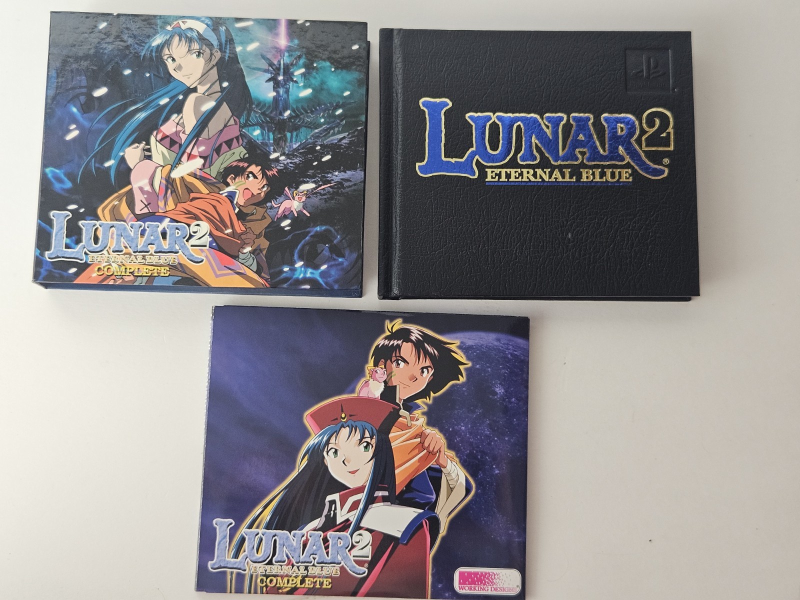 Lunar 2: Eternal Blue Complete (PlayStation 1, 2000) CIB Complete In Box