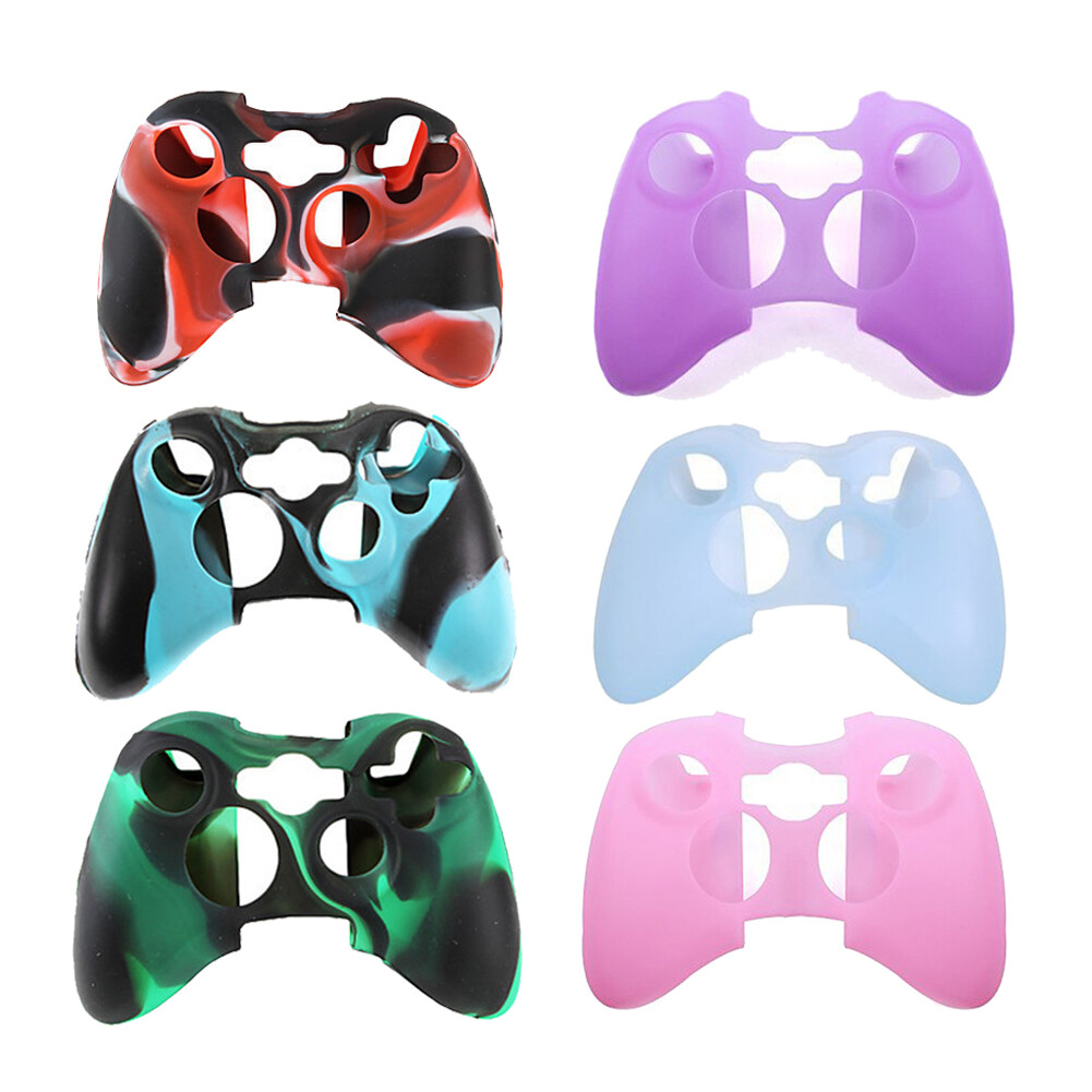 Rubber Skin Protective Cover Silicone Gel for Microsoft Xbox 360 Controller Case