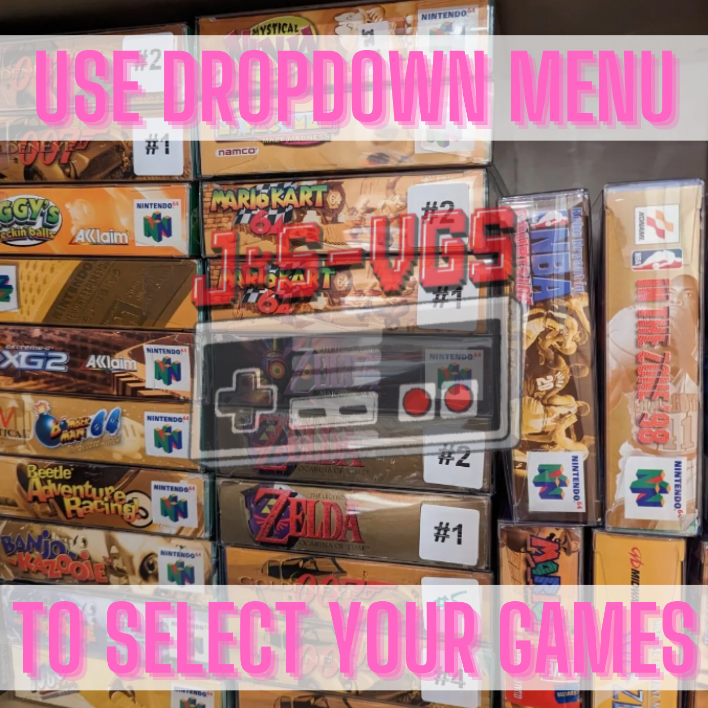 Nintendo 64 Video Games IN ORIGINAL BOX (PICK YOUR GAMES) *SEE PHOTOS*