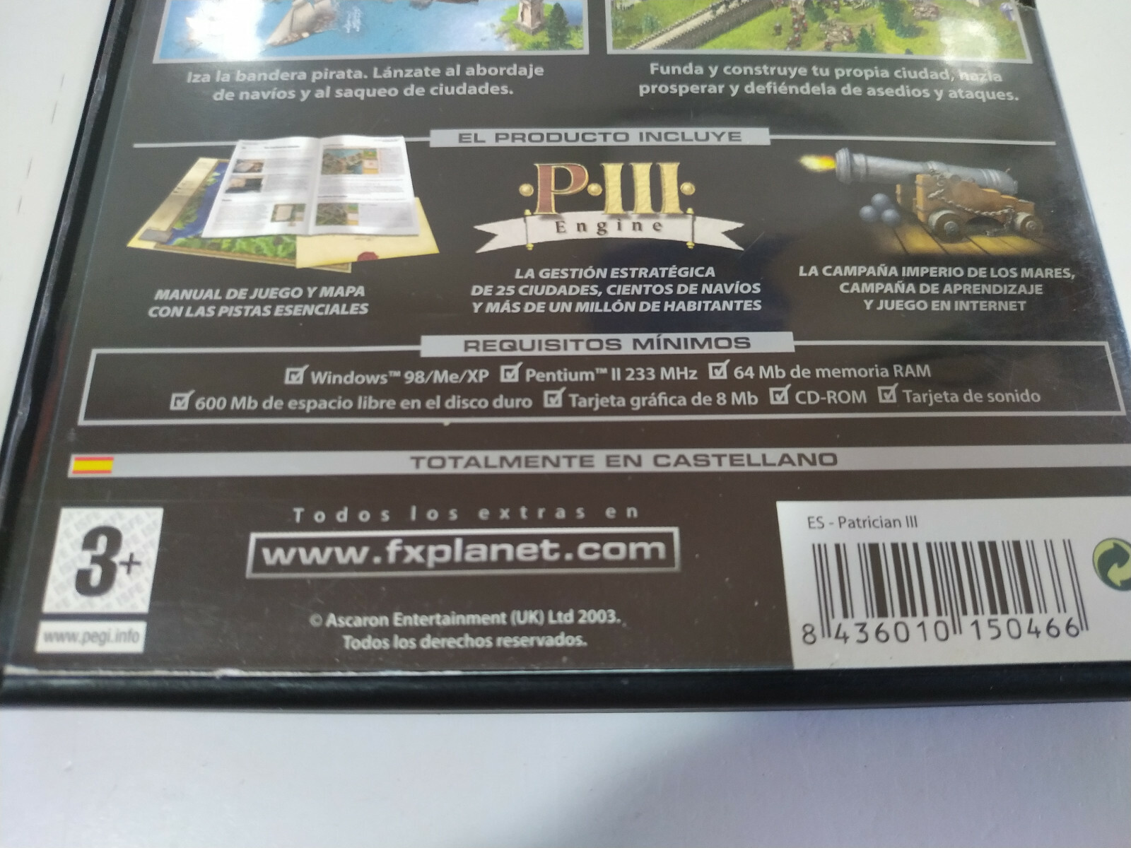 Patrician III Imperio De Los Mares – Game For PC CD-Rom Edition Spain